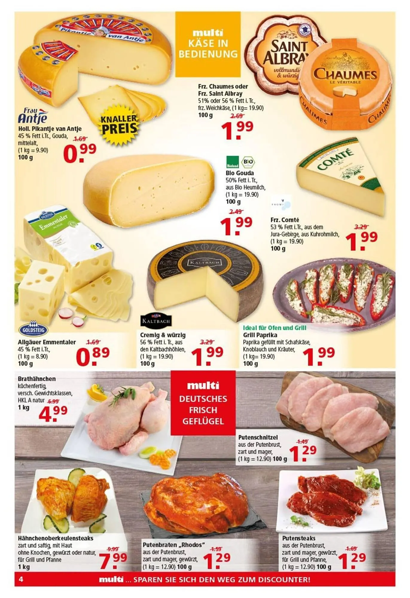 Multi Markt Prospekt von 23. April bis 26. April 2025 - Prospekt seite 4