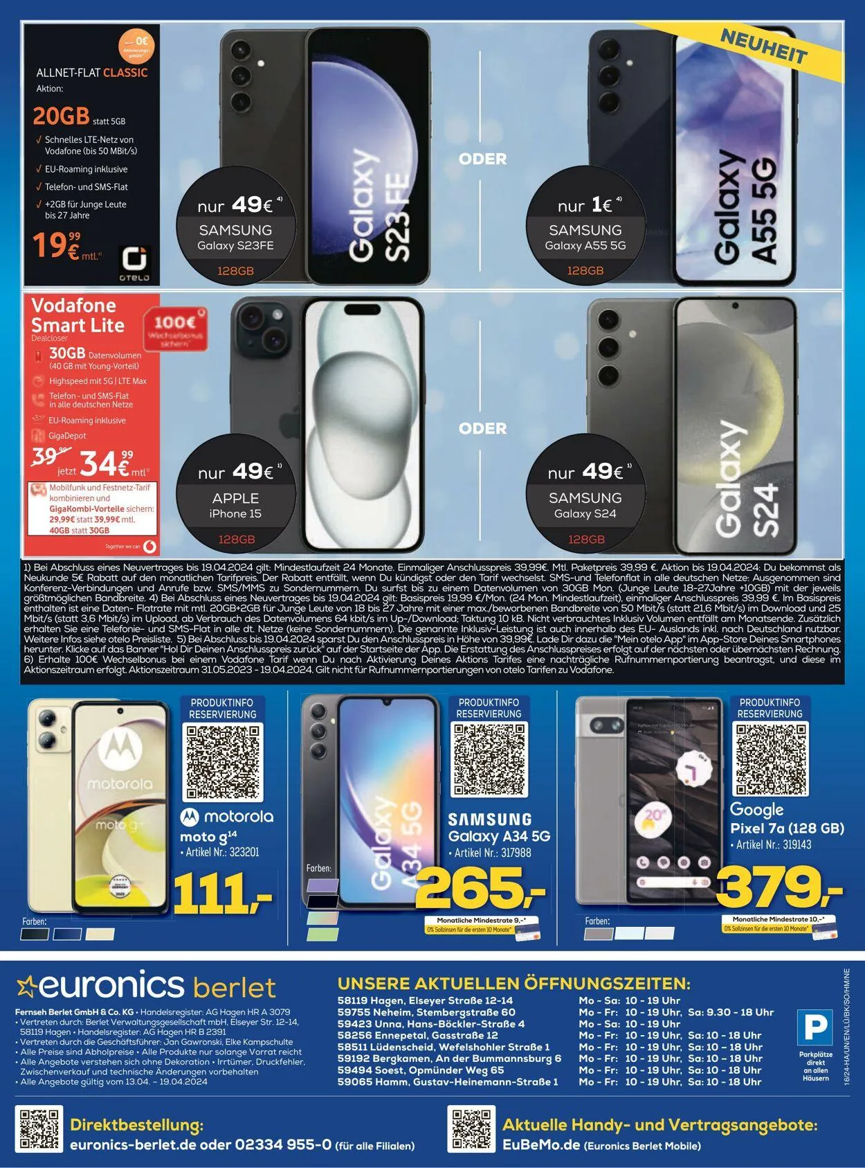 Berlet Aktueller Prospekt von 5. April bis 19. April 2025 - Prospekt seite 12