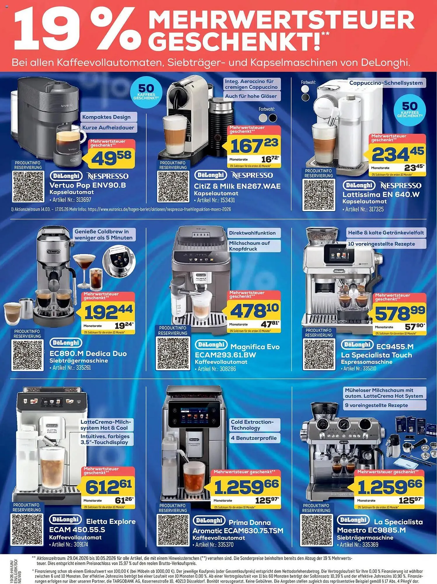Euronics Berlet Prospekt von 30. April bis 10. Mai 2026 - Prospekt seite 17
