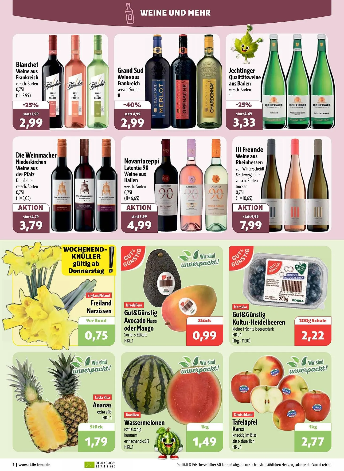Aktiv Irma Prospekt von 16. März bis 21. März 2026 - Prospekt seite 2