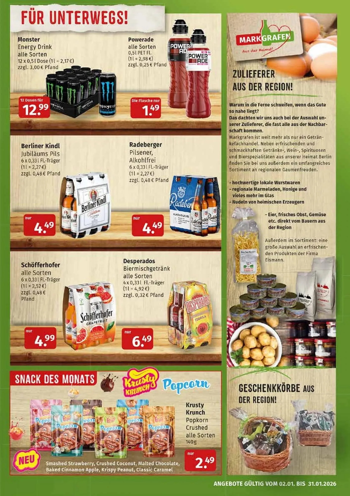 Markgrafen Prospekt von 2. Januar bis 17. Januar 2026 - Prospekt seite 7