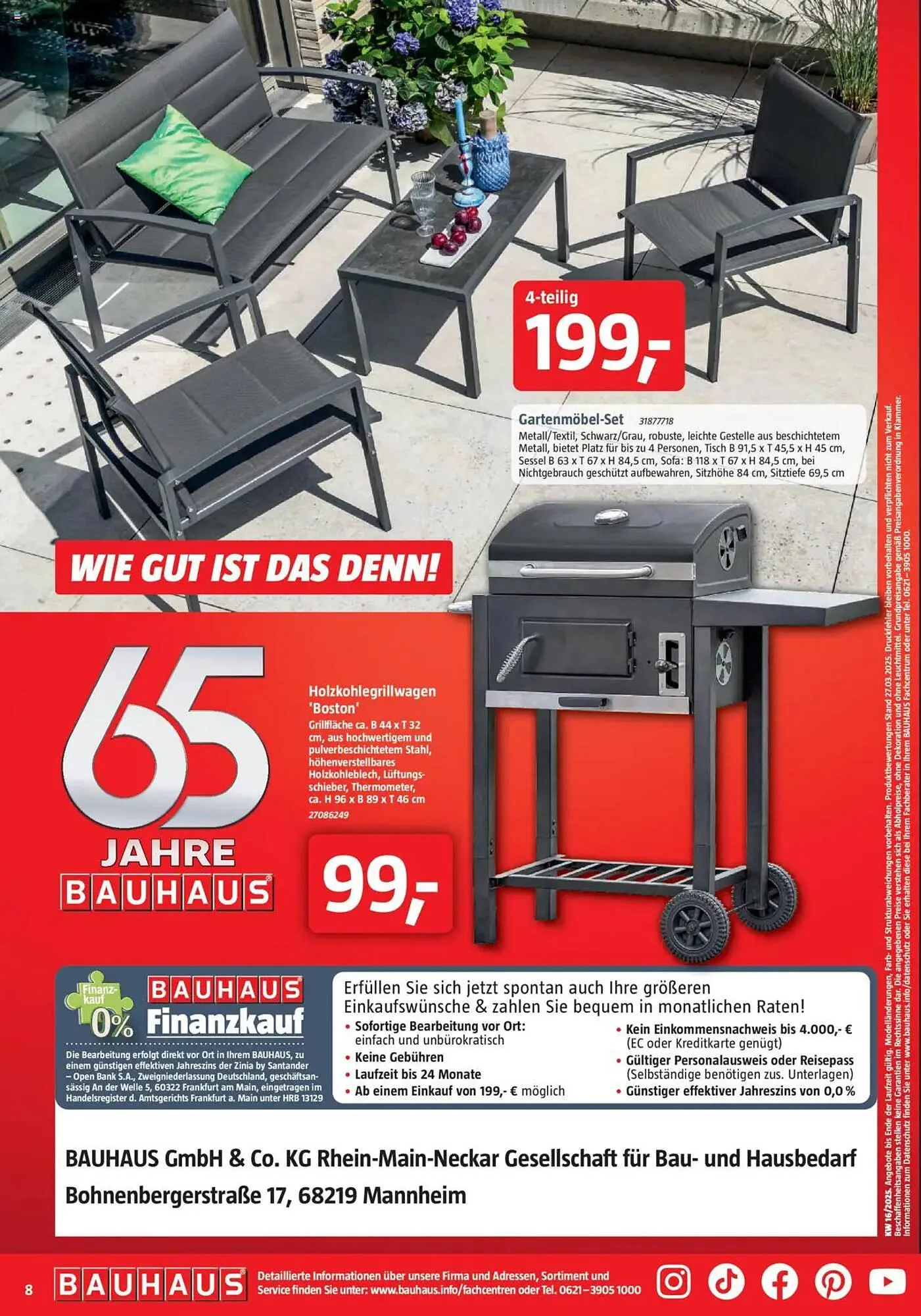 Bauhaus Prospekt von 12. April bis 3. Mai 2025 - Prospekt seite 8