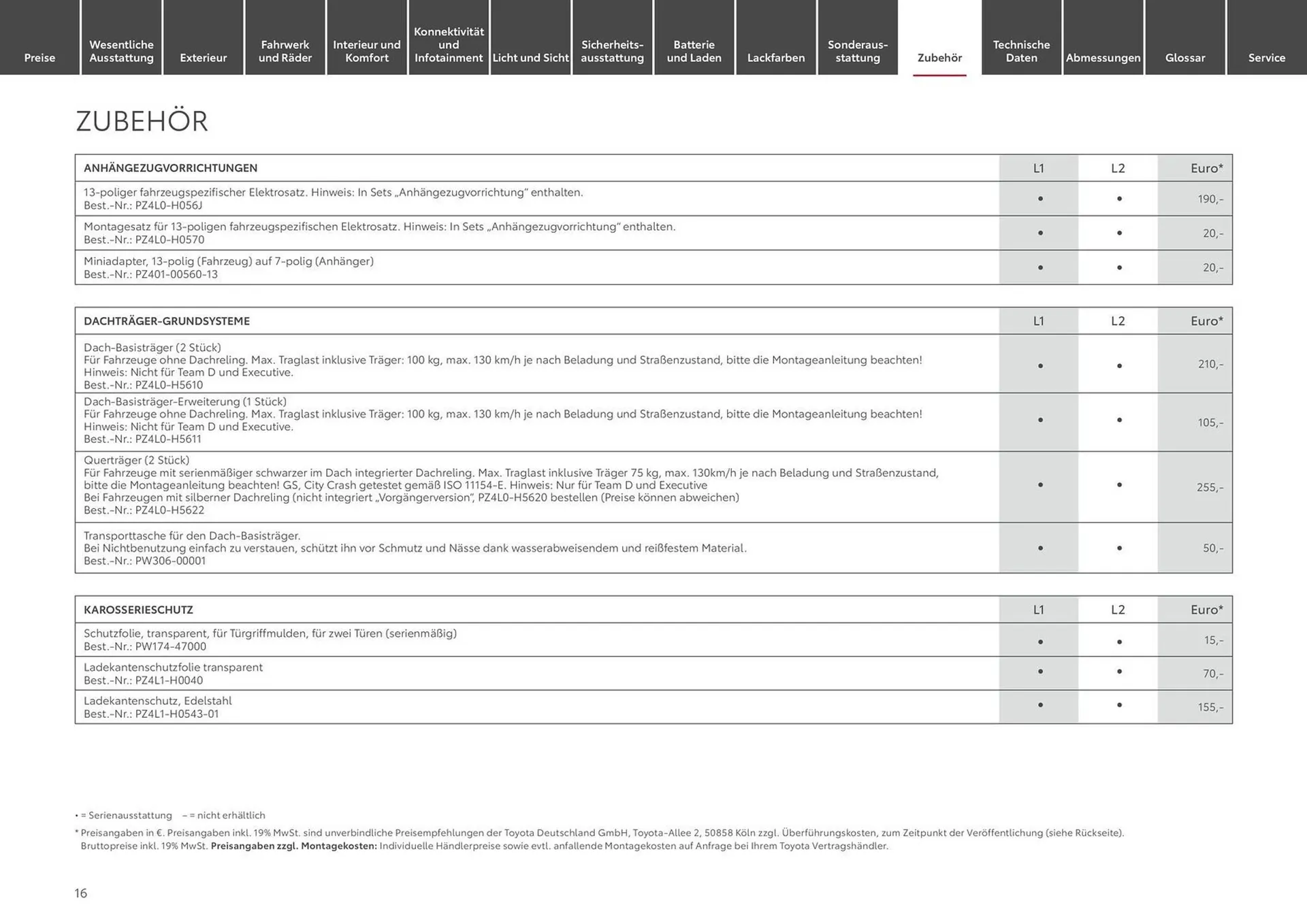 Toyota Prospekt von 1. Juli bis 1. Juli 2025 - Prospekt seite 16