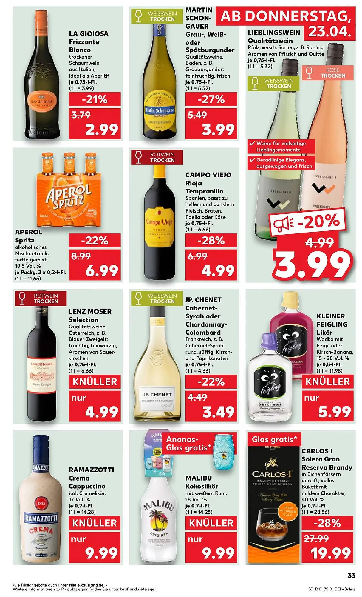 Kaufland Prospekt von 19. April bis 22. April 2026 - Prospekt seite 45