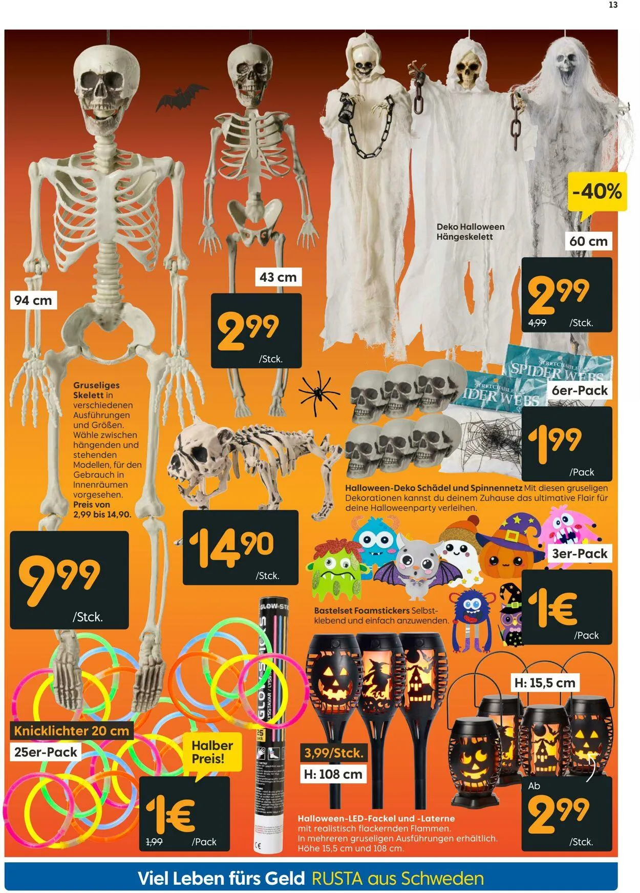 Rusta von 6. Oktober bis 20. Oktober 2025 - Prospekt seite 13