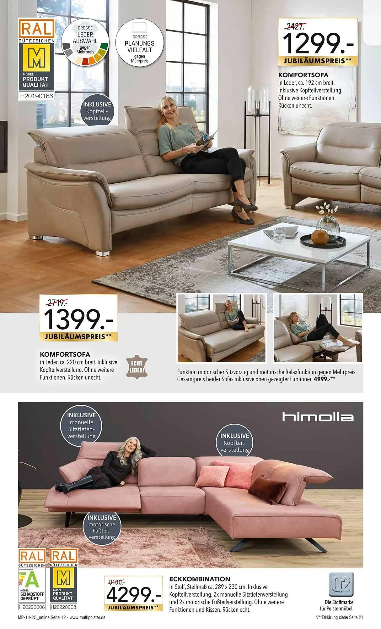 Multipolster Prospekt von 1. April bis 30. April 2025 - Prospekt seite 12