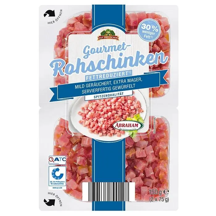 GUT DREI EICHEN Schinkenwürfel-Sortiment 150 g, Fettreduziert
