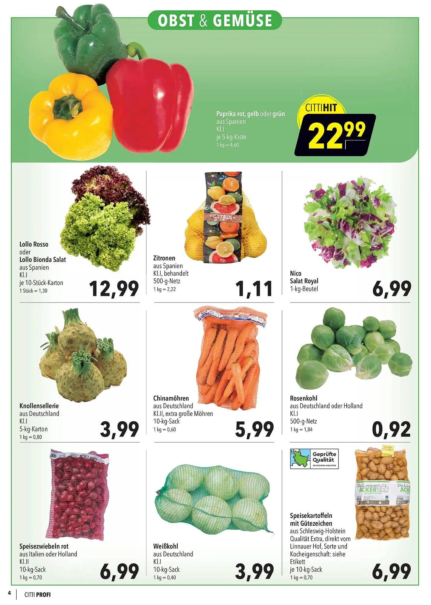 CITTI Markt Prospekt von 29. Januar bis 10. Februar 2026 - Prospekt seite 4