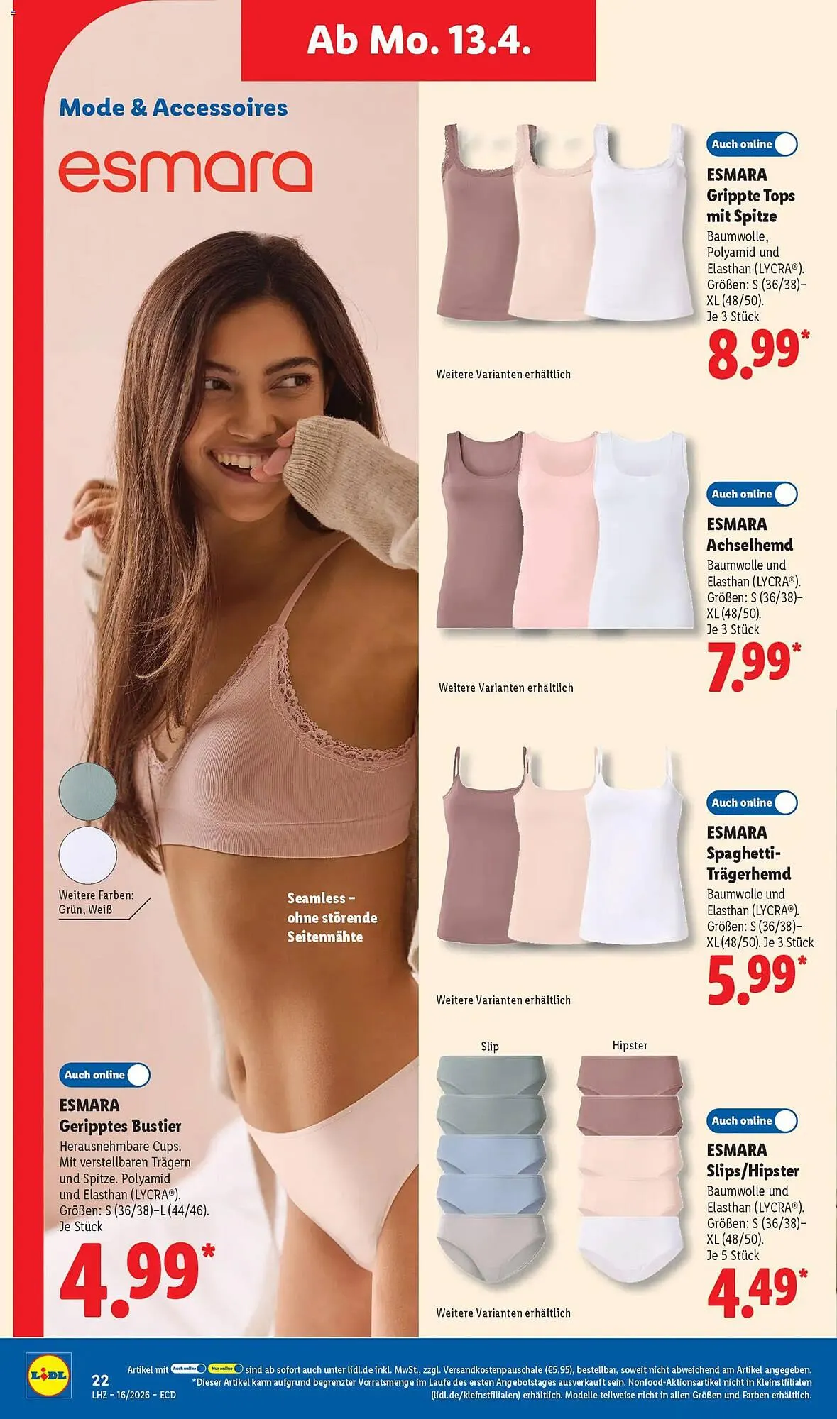 Lidl Prospekt von 13. April bis 18. April 2026 - Prospekt seite 16