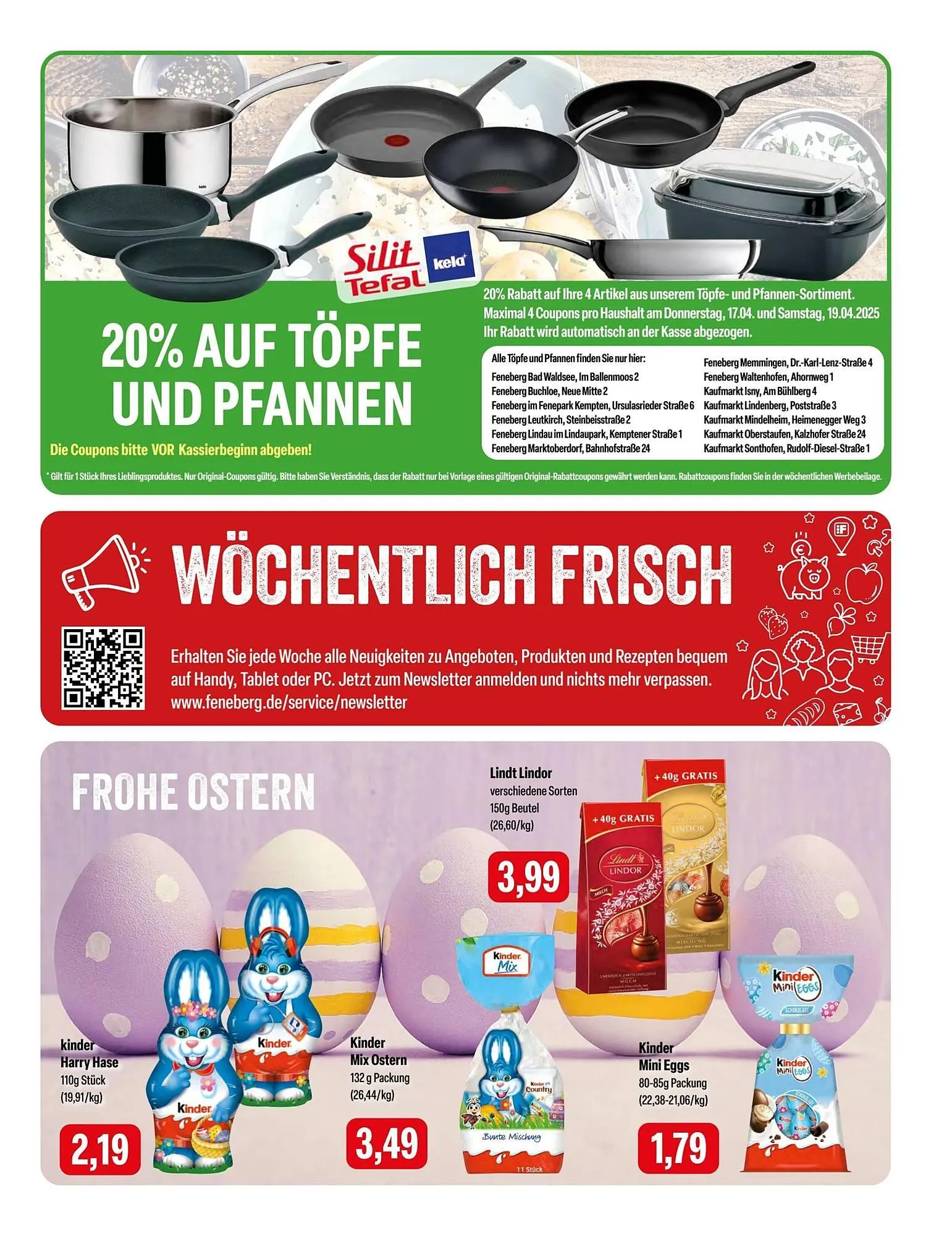 Feneberg Prospekt von 17. April bis 20. April 2025 - Prospekt seite 11