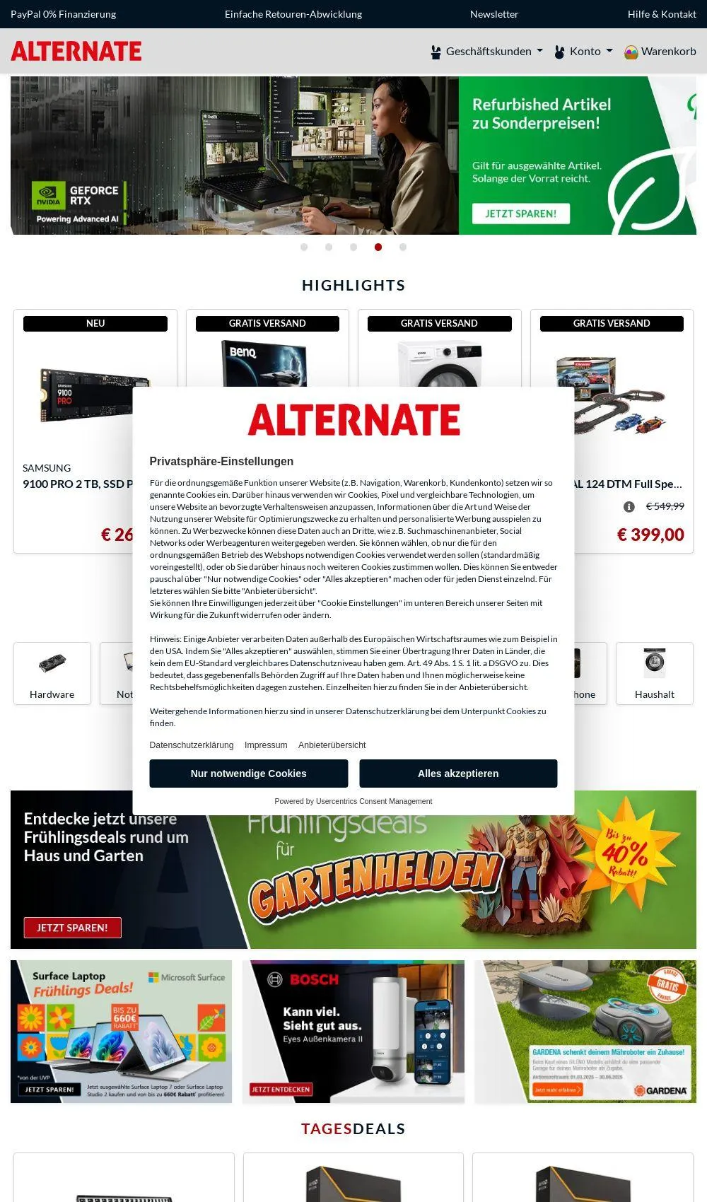 Alternate von 21. April bis 30. April 2025 - Prospekt seite 2