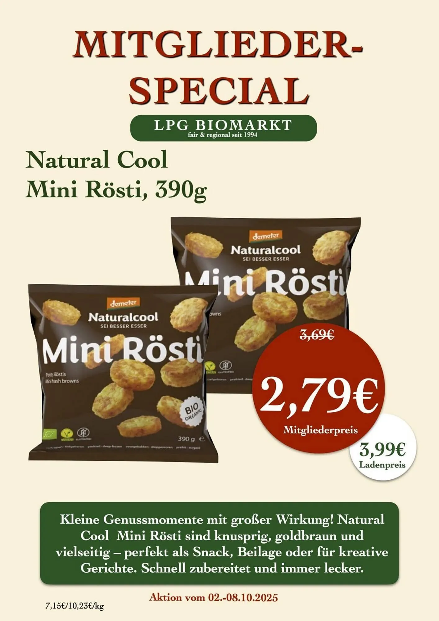 LPG Biomarkt Prospekt von 2. Oktober bis 8. Oktober 2025 - Prospekt seite 11