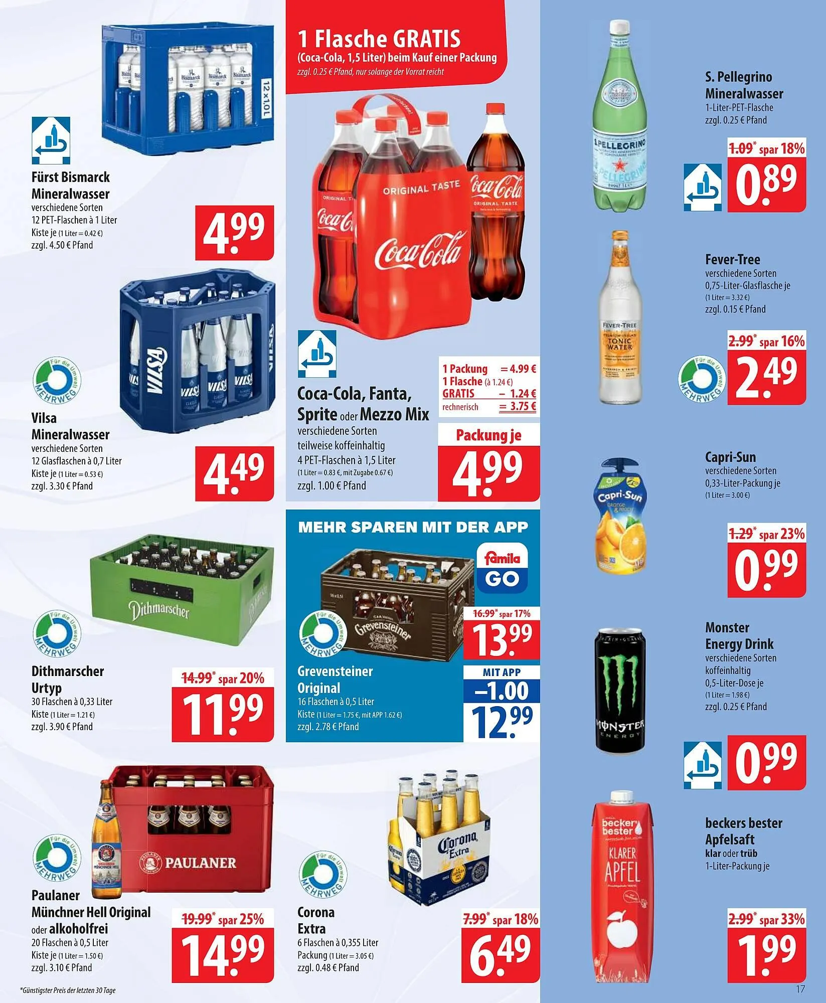 Famila Nord Ost Prospekt von 23. März bis 28. März 2026 - Prospekt seite 17