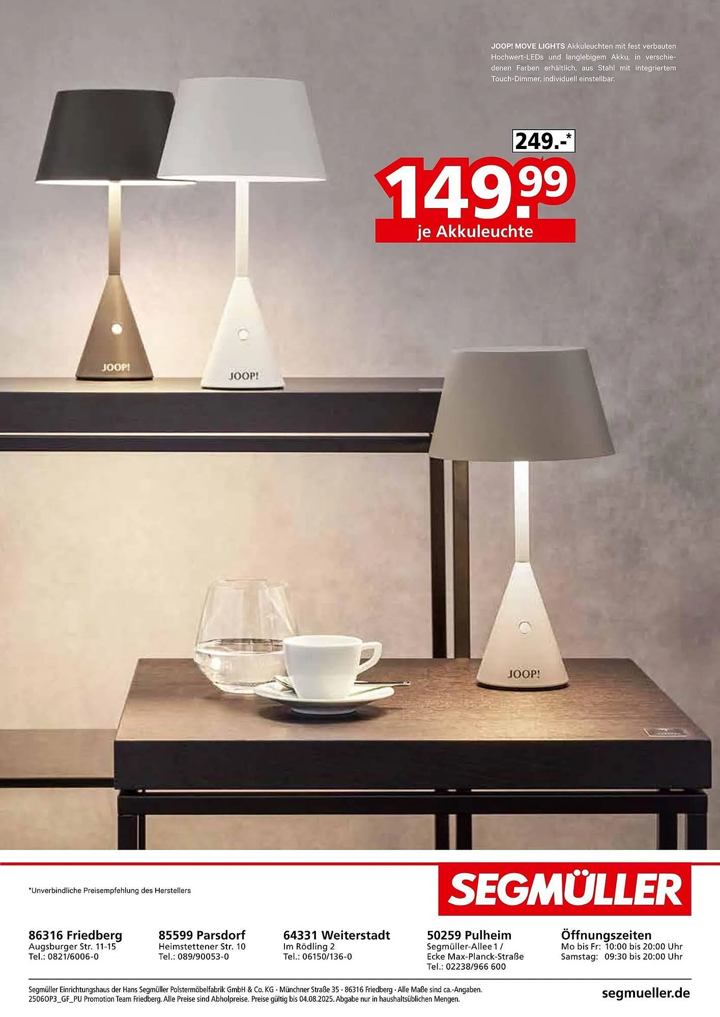 Segmüller Prospekt von 23. Juni bis 4. August 2025 - Prospekt seite 14