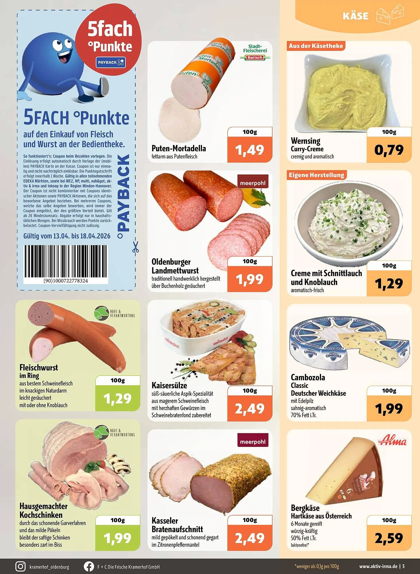 Aktiv Irma Prospekt von 13. April bis 18. April 2026 - Prospekt seite 5