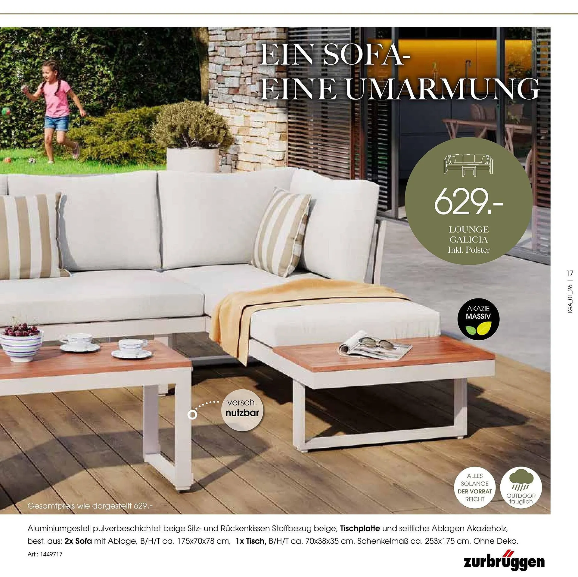 Zurbrüggen Prospekt von 17. März bis 31. August 2026 - Prospekt seite 17