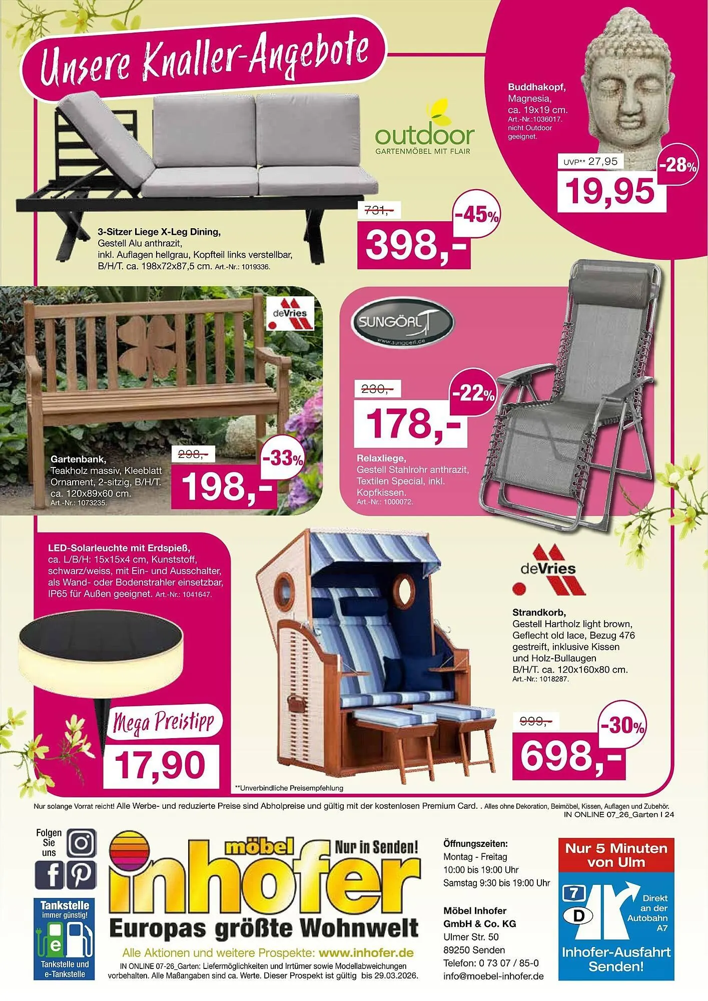 Möbel Inhofer Prospekt von 5. März bis 29. März 2026 - Prospekt seite 24