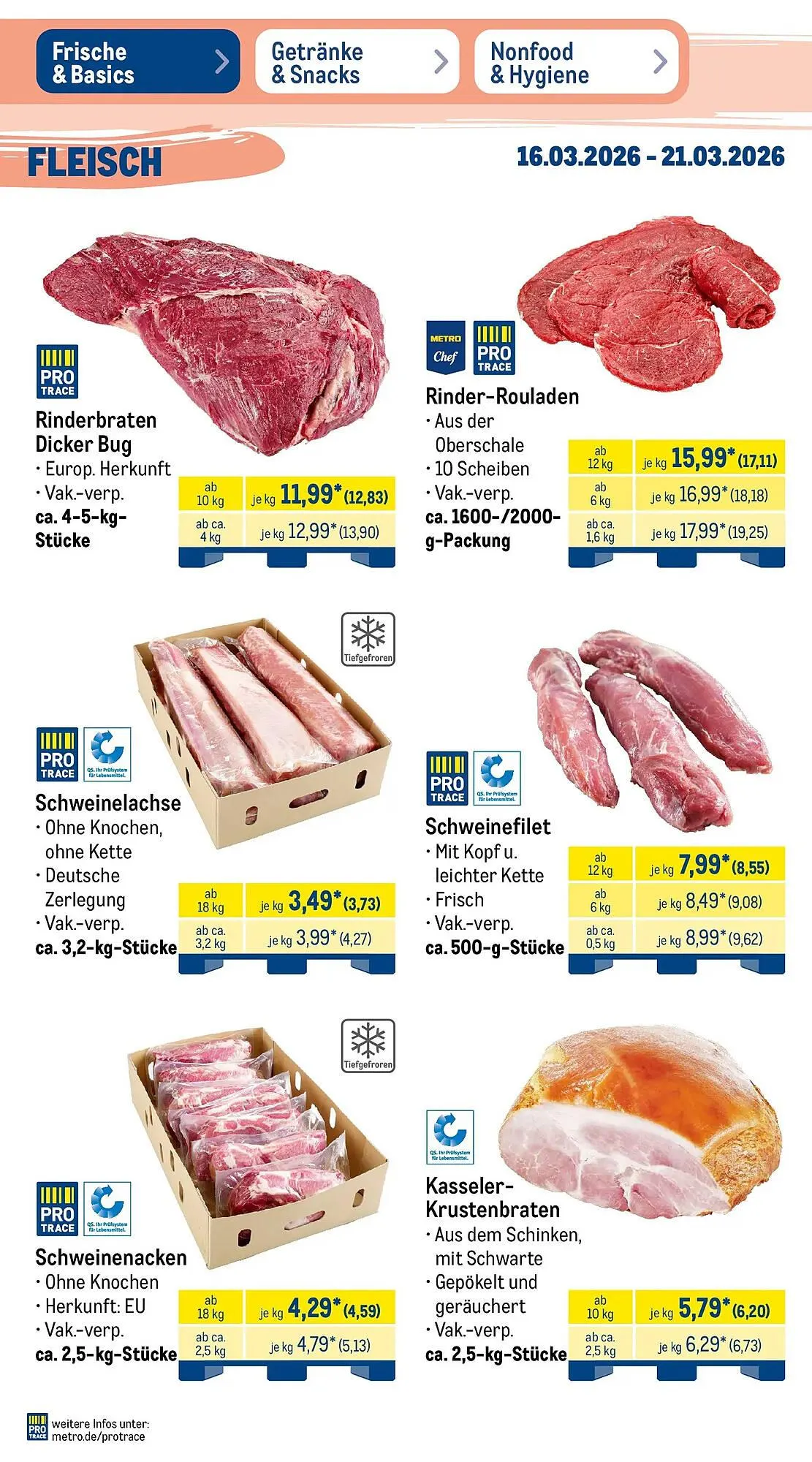 METRO Prospekt von 15. März bis 21. März 2026 - Prospekt seite 8