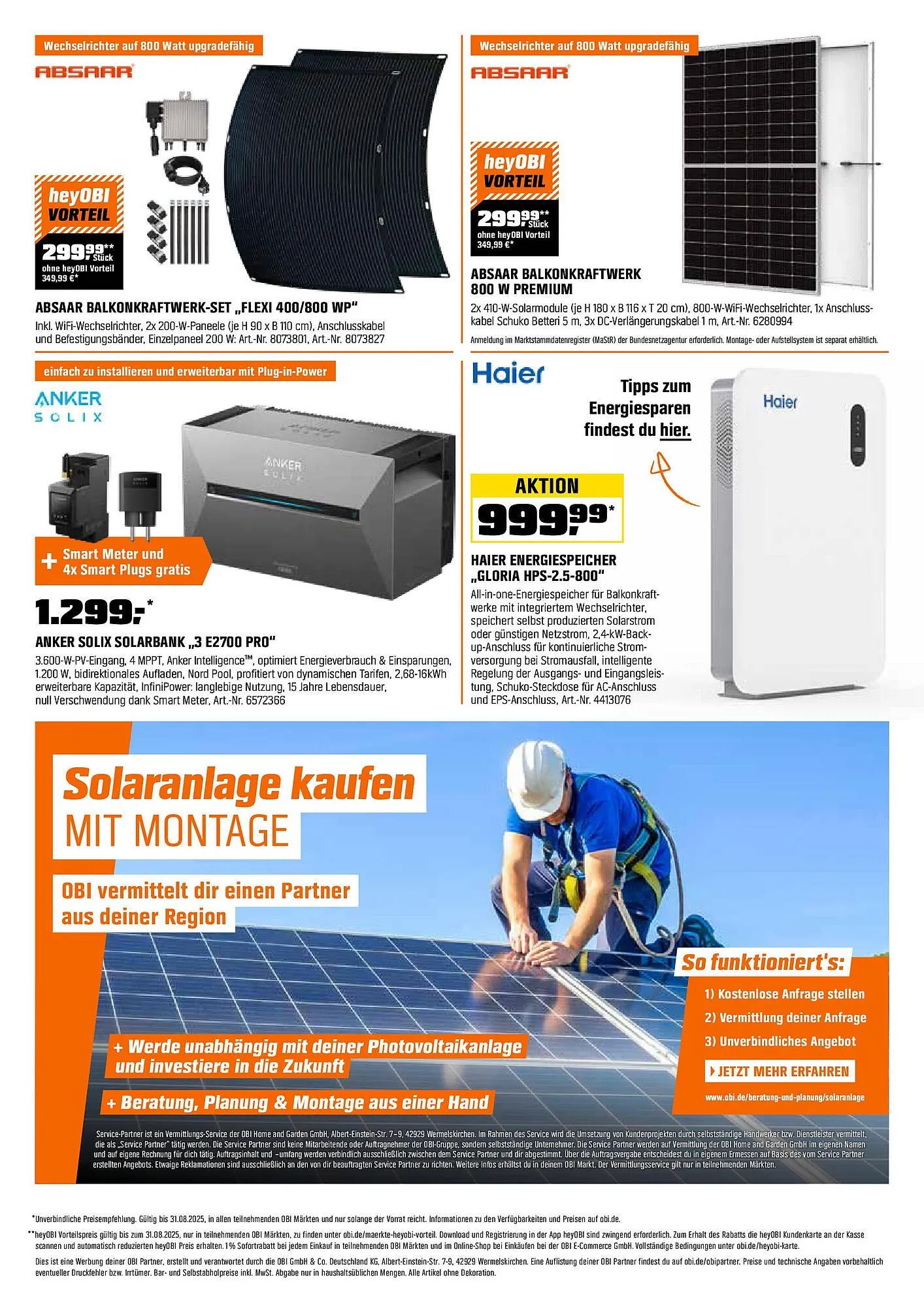 OBI Prospekt von 31. Juli bis 14. August 2025 - Prospekt seite 23