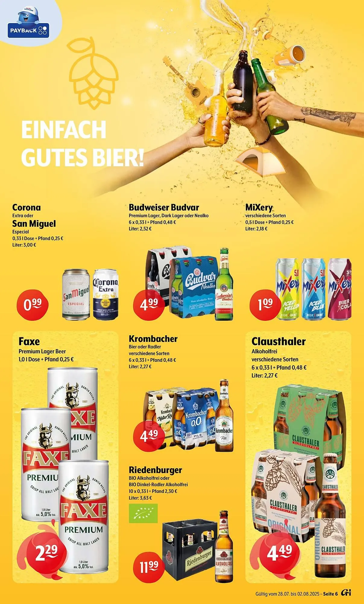 Getränke Hoffmann Prospekt von 28. Juli bis 2. August 2025 - Prospekt seite 6