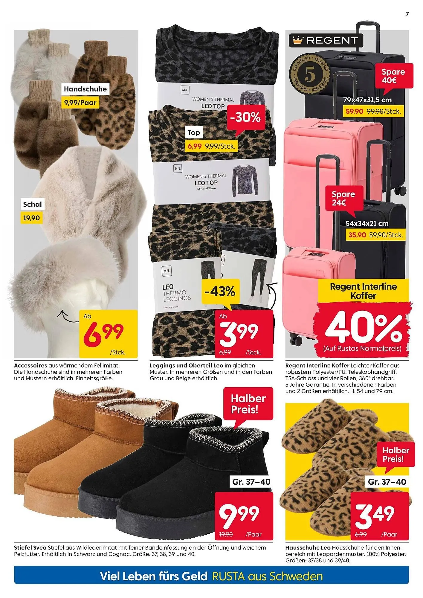 Rusta Prospekt von 4. Oktober bis 11. Oktober 2025 - Prospekt seite 7