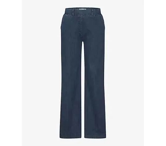 RAPHAELA BY BRAX Jeans Pam Flared Rundumdehnbund Slim-Fit Leistentaschen