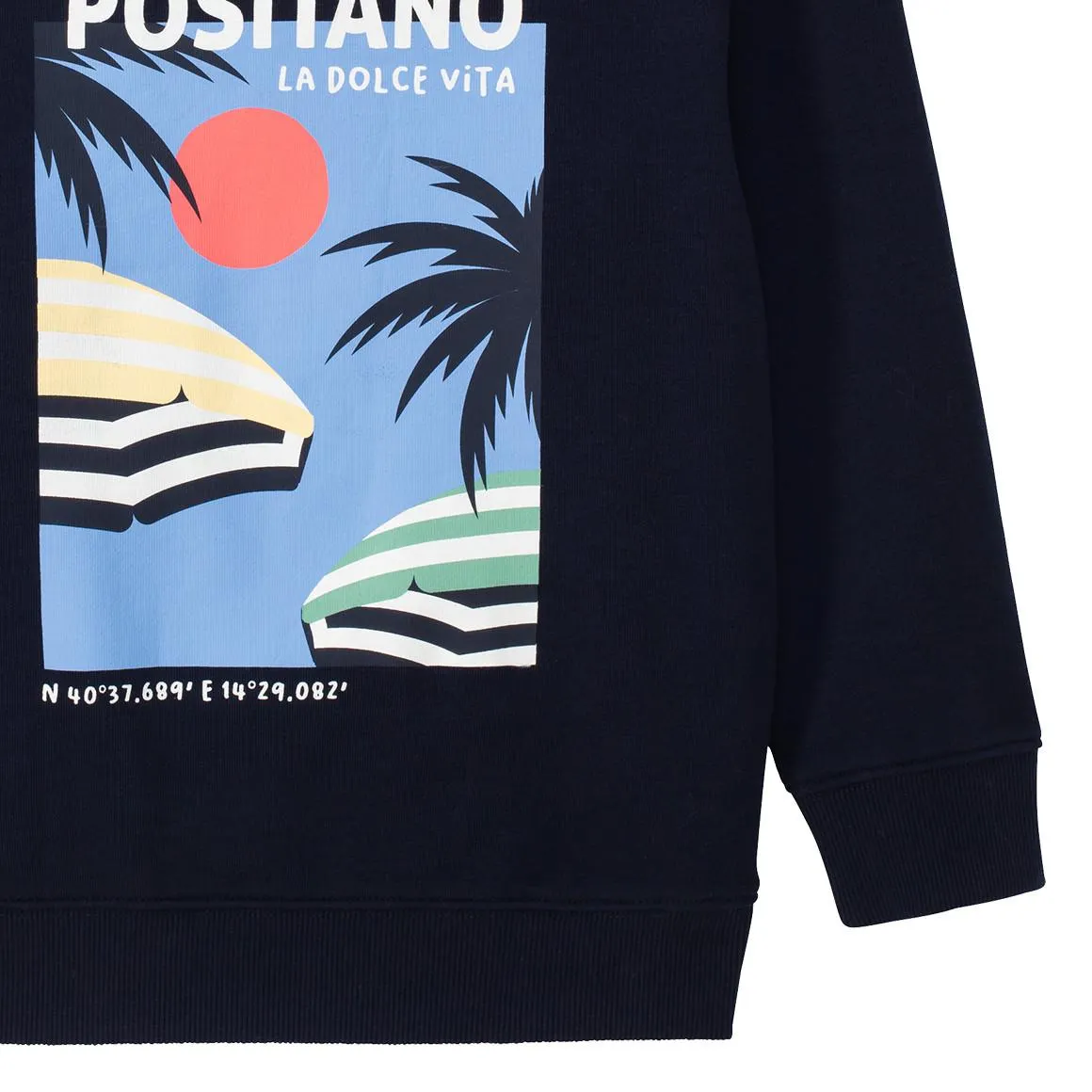 Jungen Sweatshirt mit Backprint