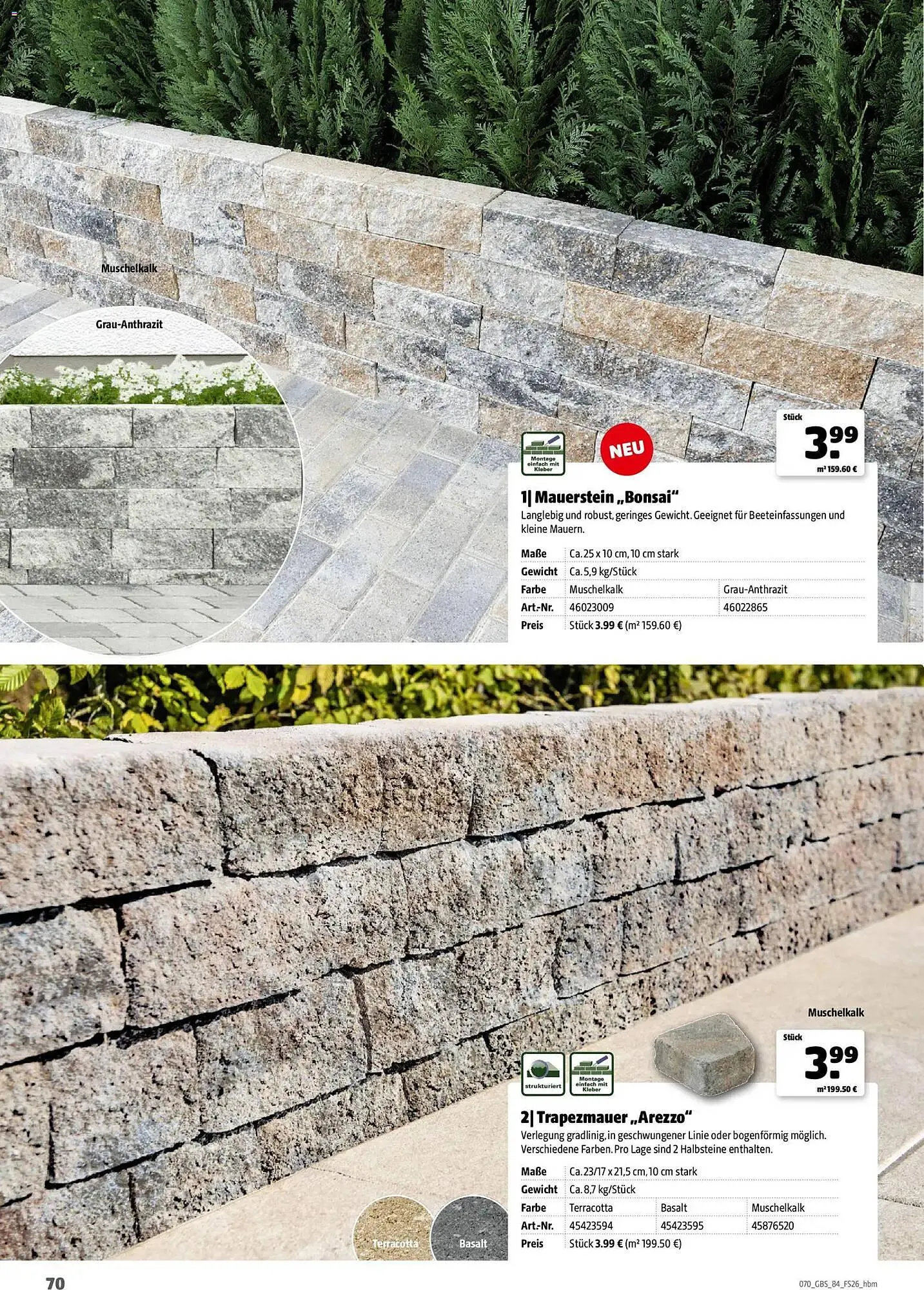 Hagebau Prospekt von 2. März bis 31. Dezember 2026 - Prospekt seite 70