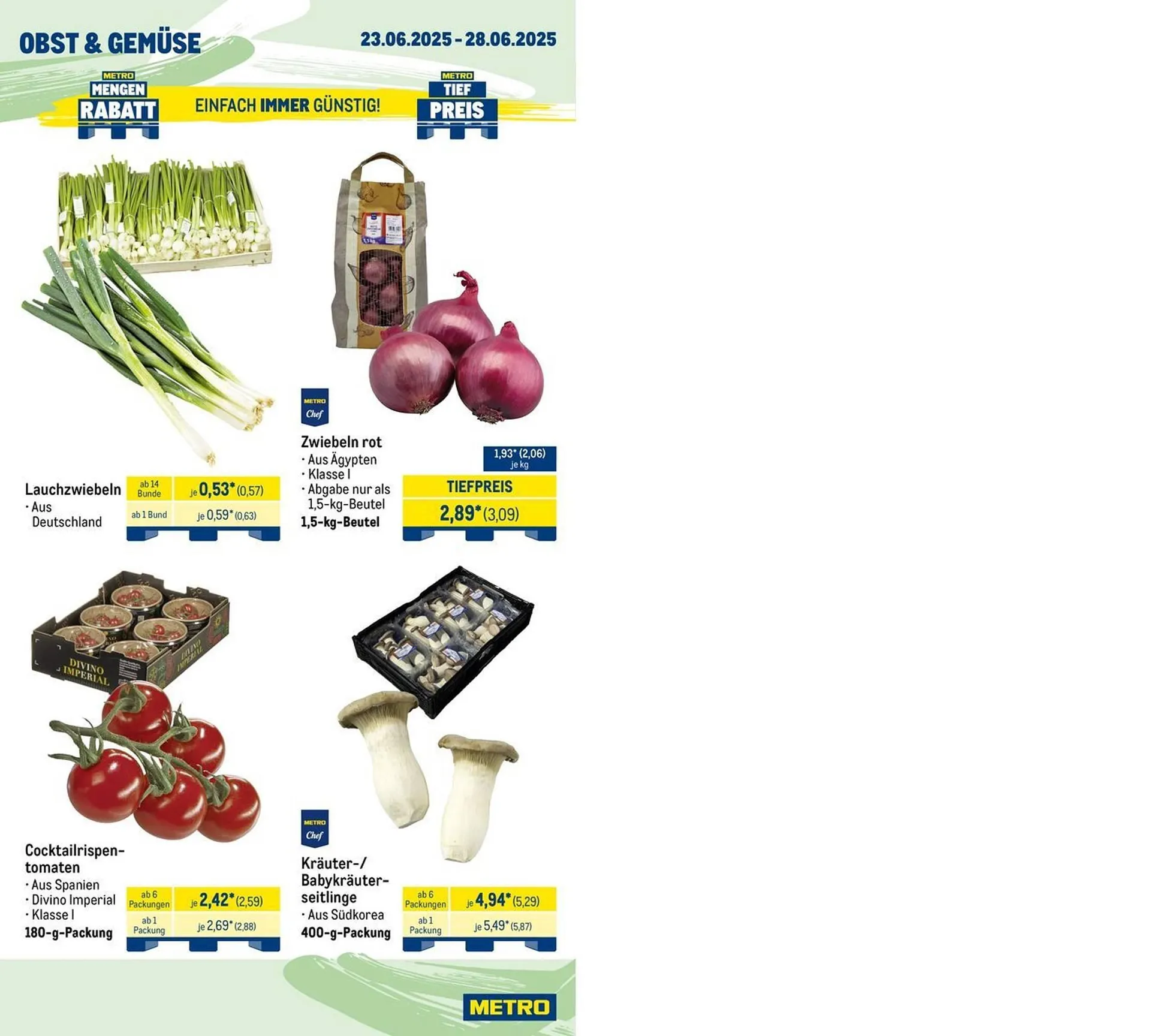 METRO Prospekt von 23. Juni bis 28. Juni 2025 - Prospekt seite 8
