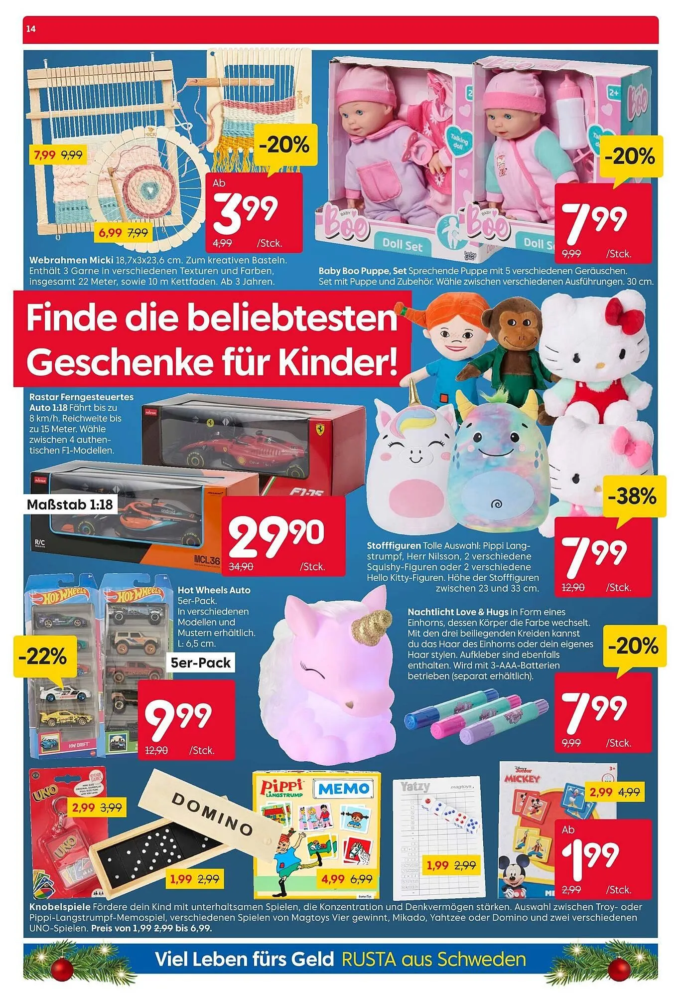 Rusta Prospekt von 29. November bis 5. Dezember 2025 - Prospekt seite 14