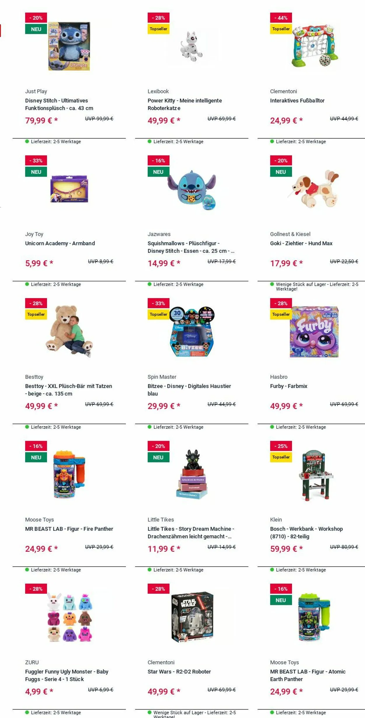 ROFU Kinderland Aktueller Prospekt von 8. Dezember bis 17. Dezember 2025 - Prospekt seite 38