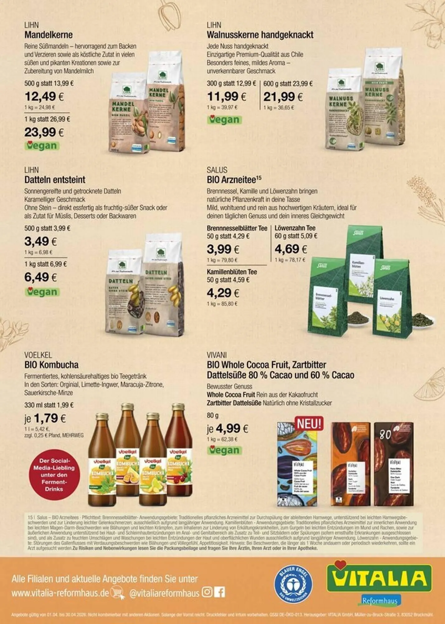 Vitalia Prospekt von 1. April bis 30. April 2026 - Prospekt seite 8
