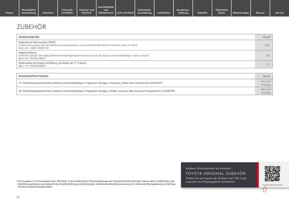Toyota RAV4 von 1. Mai bis 1. Mai 2025 - Prospekt seite 23