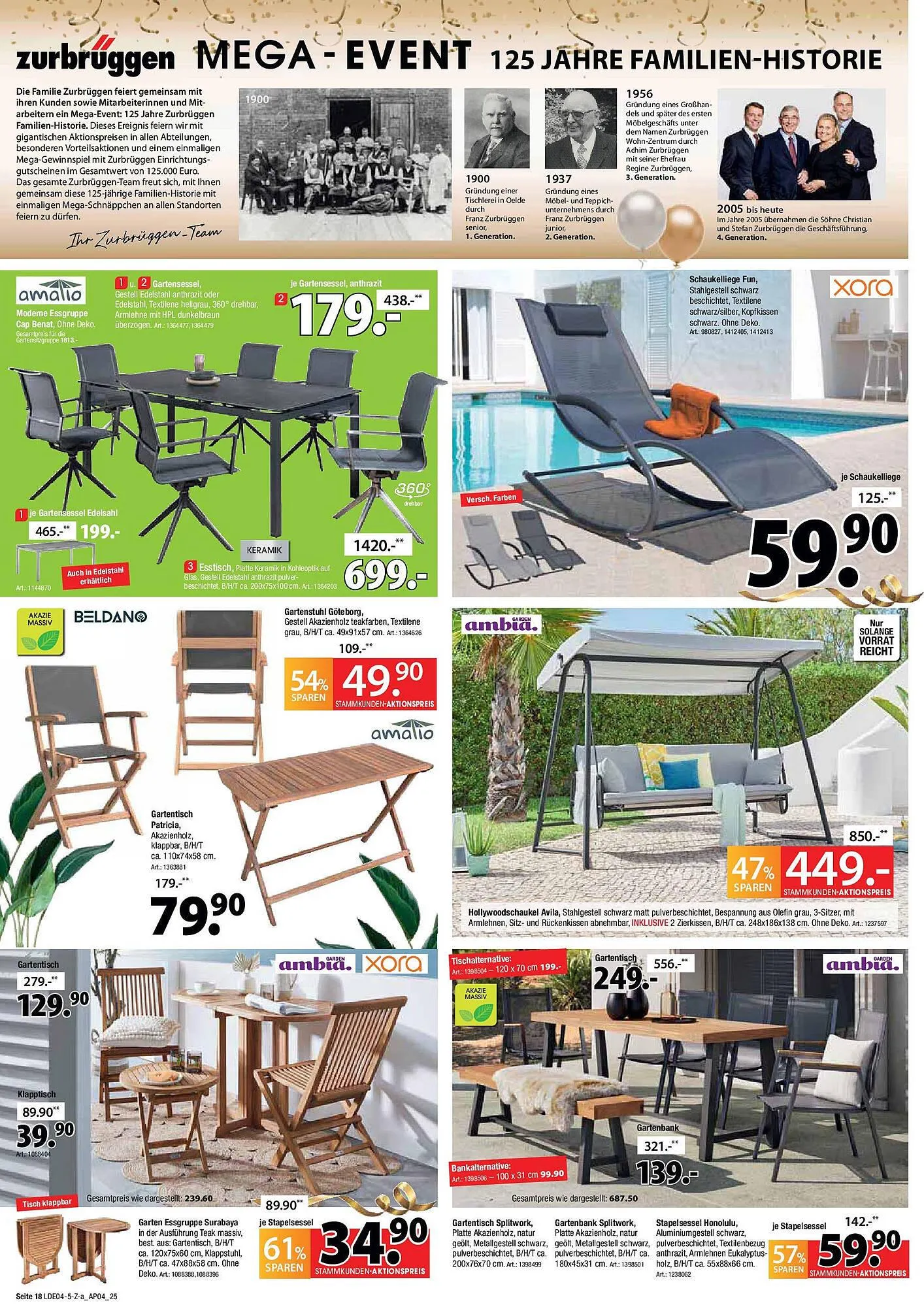 Zurbrüggen Prospekt von 28. März bis 12. April 2025 - Prospekt seite 18