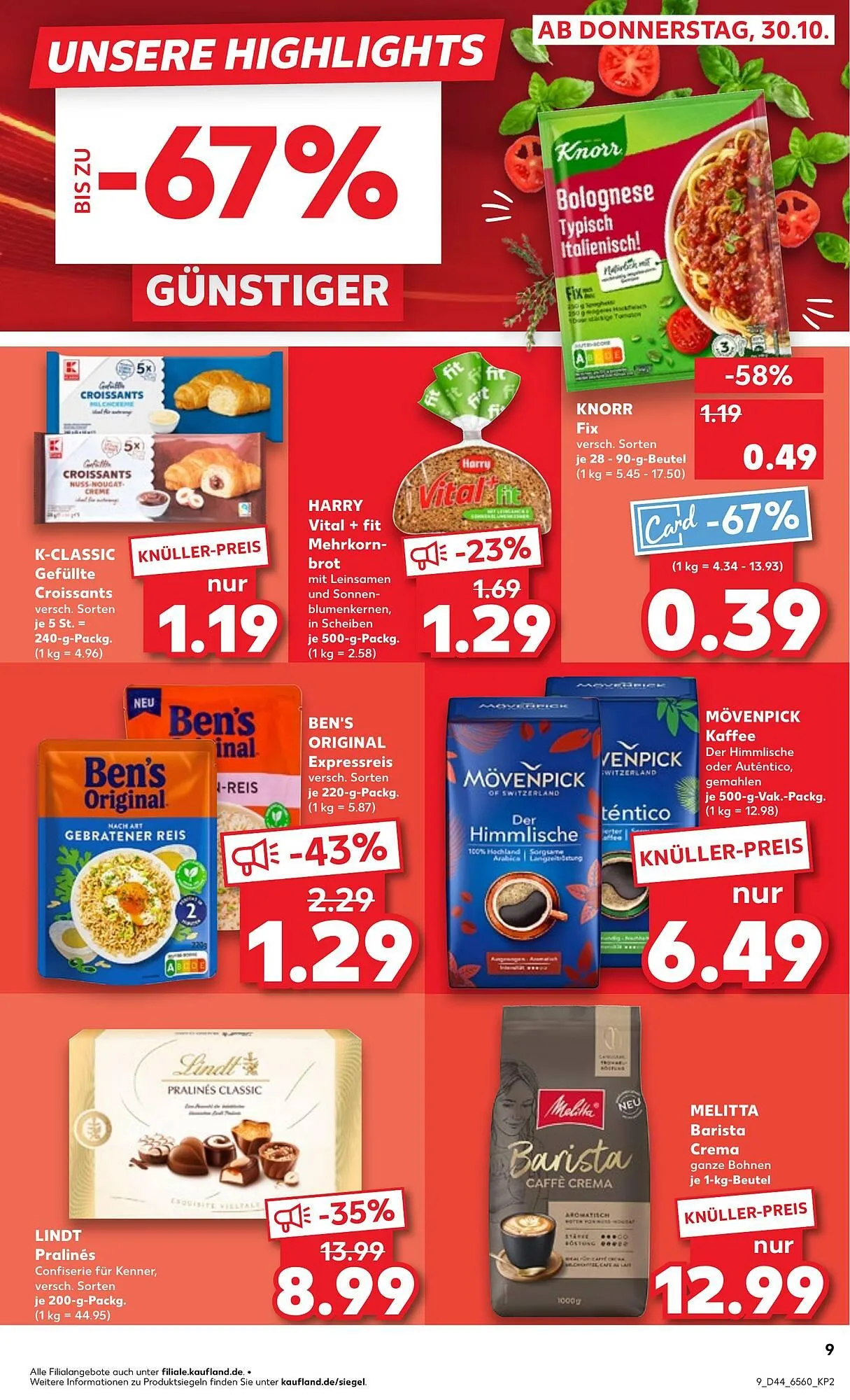 Kaufland Prospekt von 30. Oktober bis 5. November 2025 - Prospekt seite 9