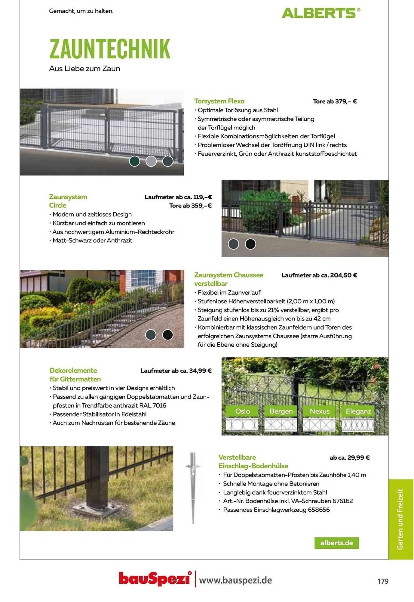 BauSpezi Prospekt von 15. April bis 31. Dezember 2026 - Prospekt seite 181