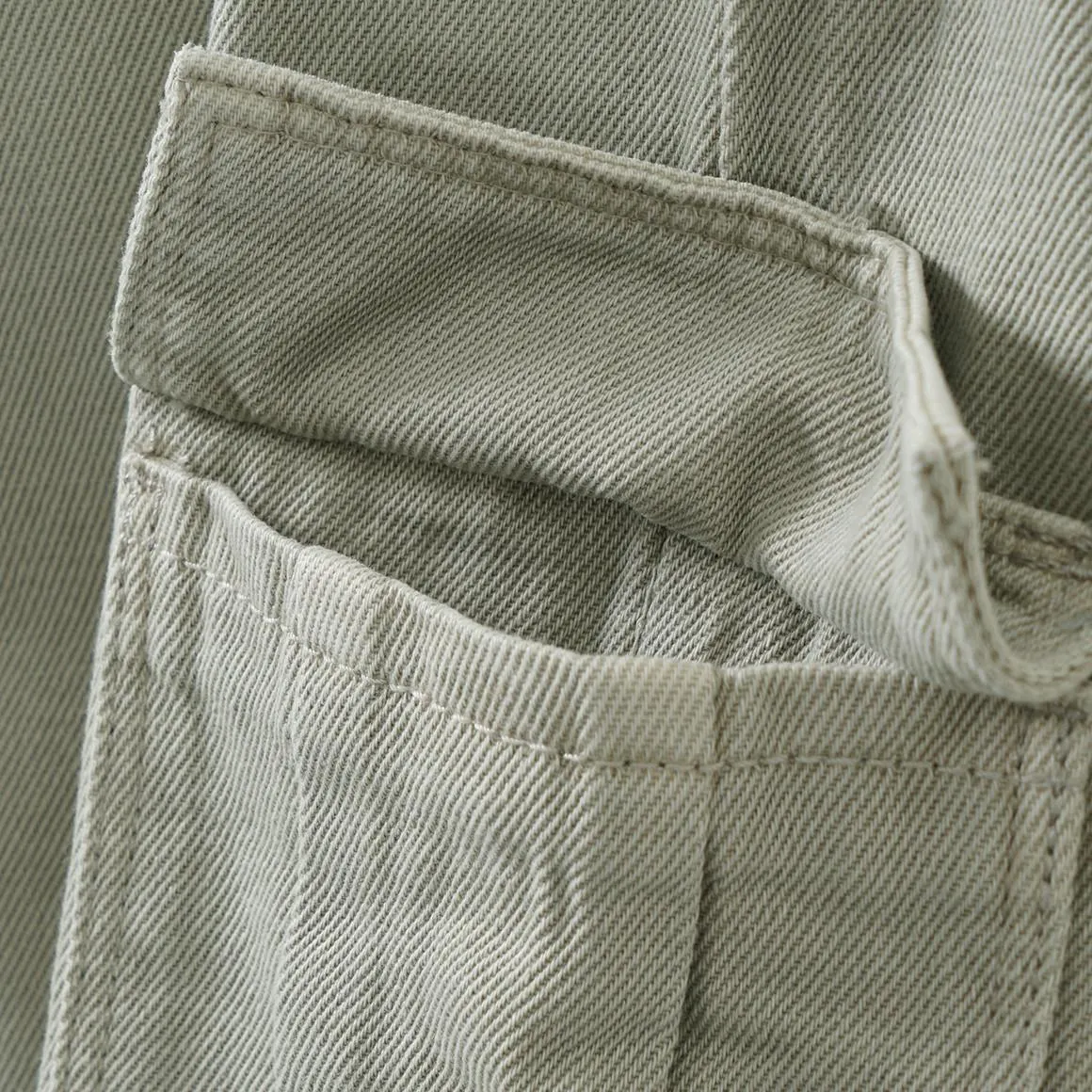 Mädchen Cargohose mit weitem Bein