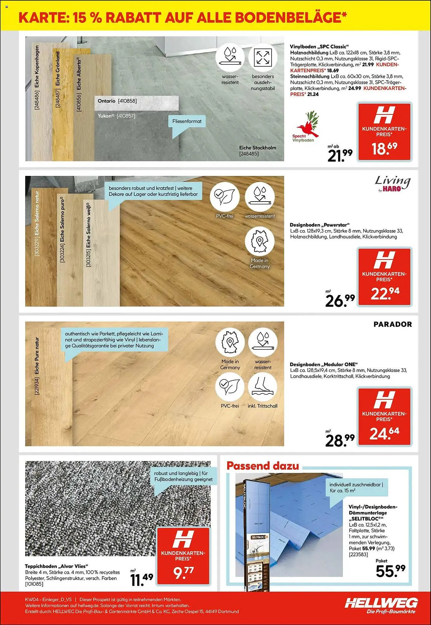 Hellweg Prospekt von 19. Januar bis 24. Januar 2026 - Prospekt seite 9