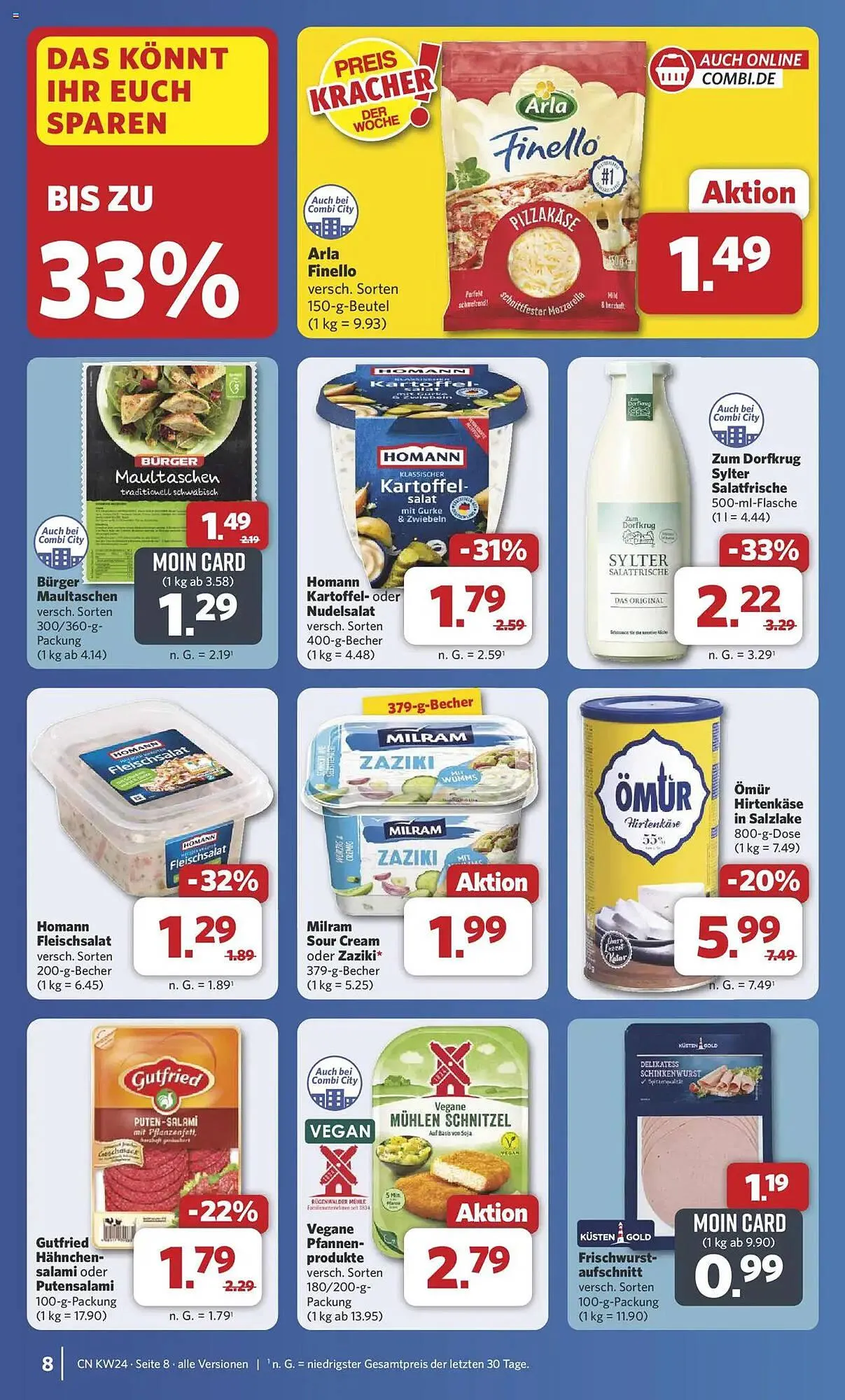 Combi Prospekt von 10. Juni bis 14. Juni 2025 - Prospekt seite 9