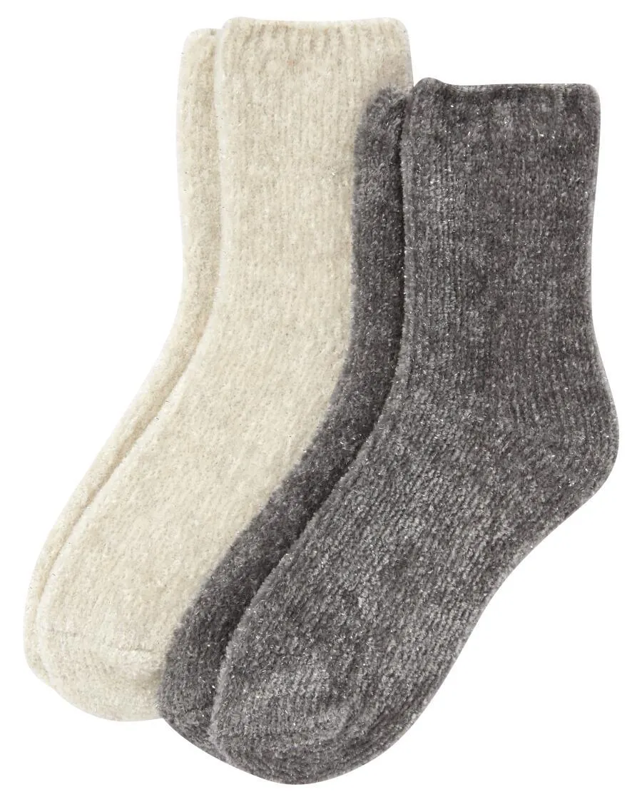 Glitzernde Socken aus Chenille