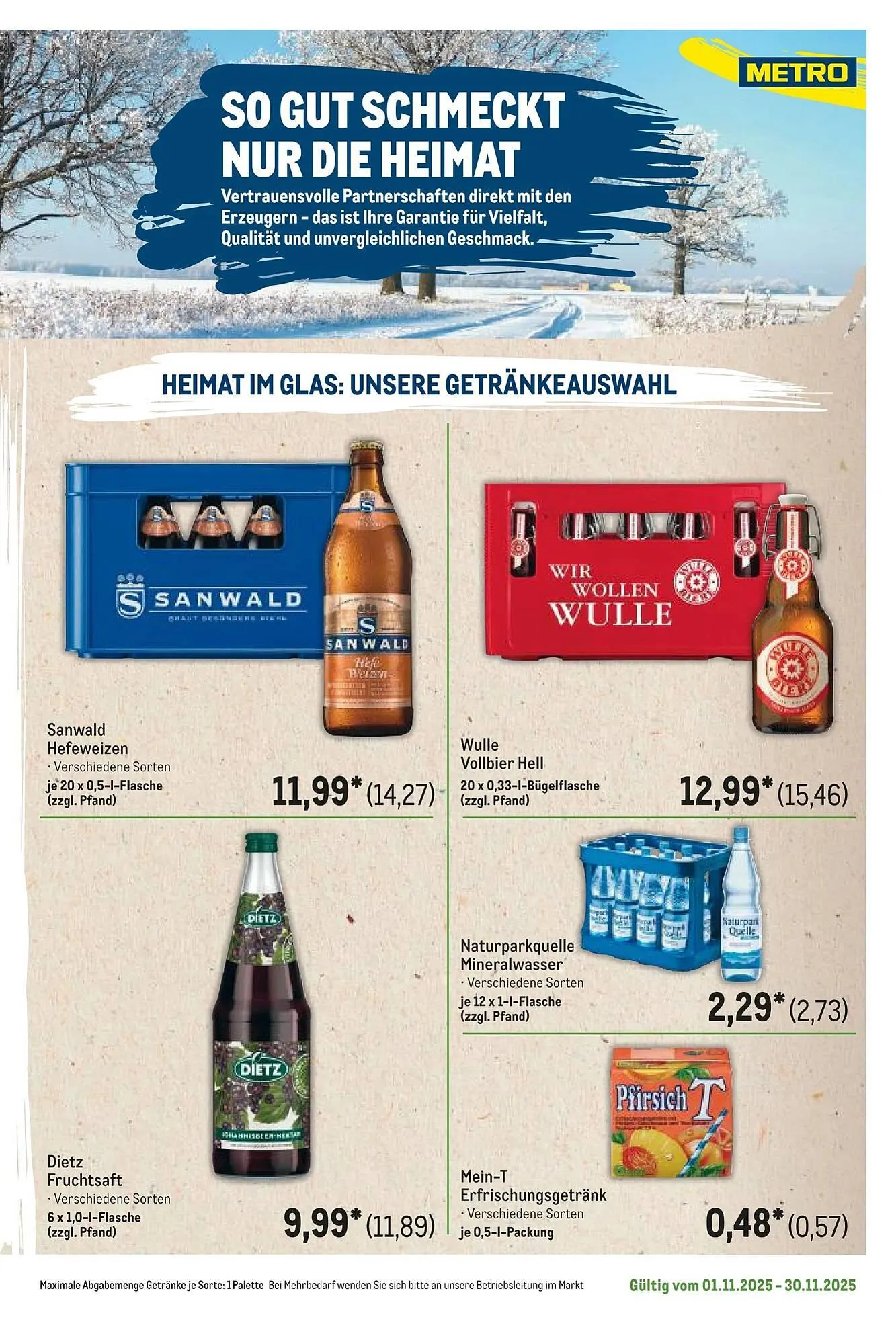 METRO Prospekt von 1. November bis 1. Dezember 2025 - Prospekt seite 125