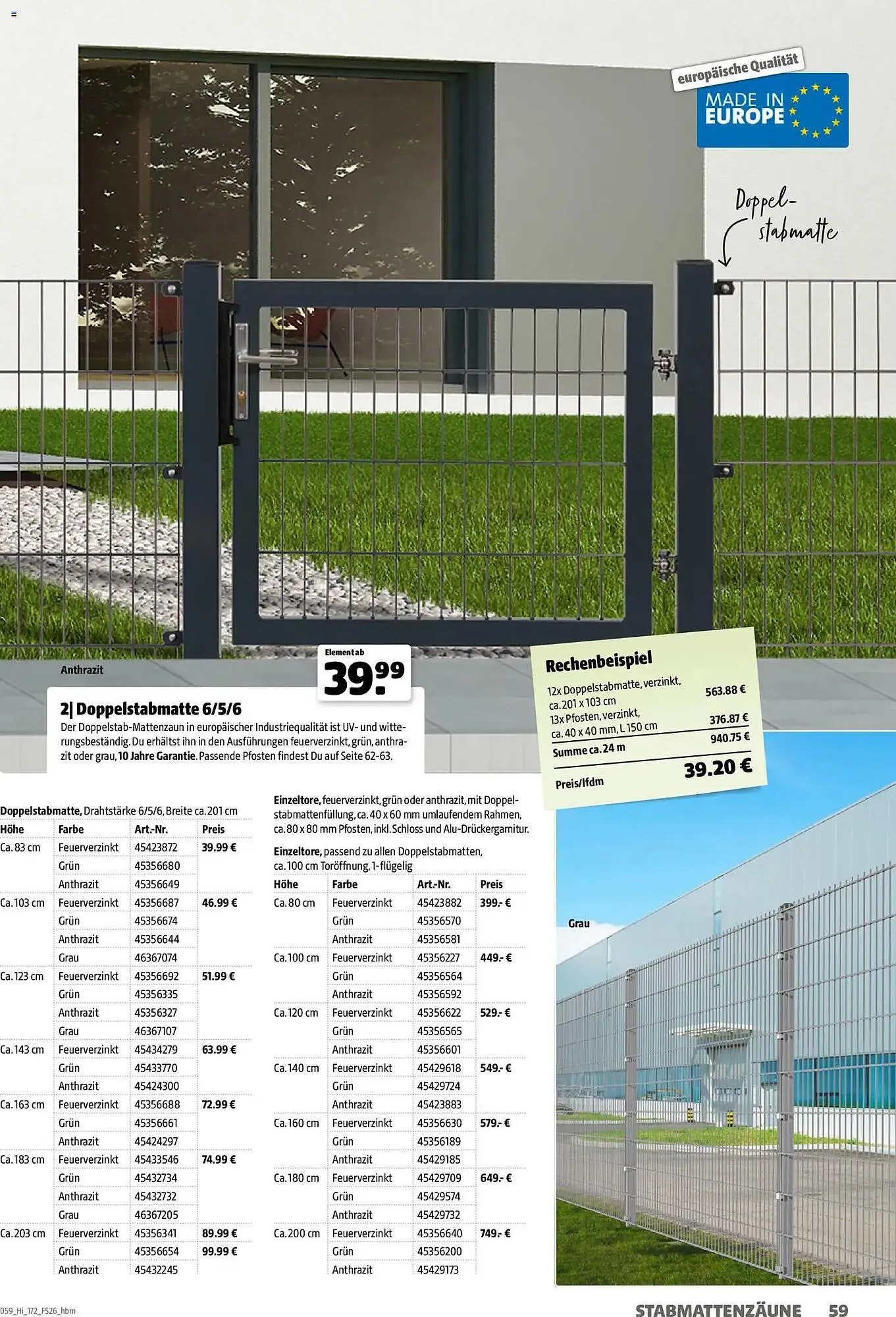 Hagebau Prospekt von 2. März bis 31. Dezember 2026 - Prospekt seite 59
