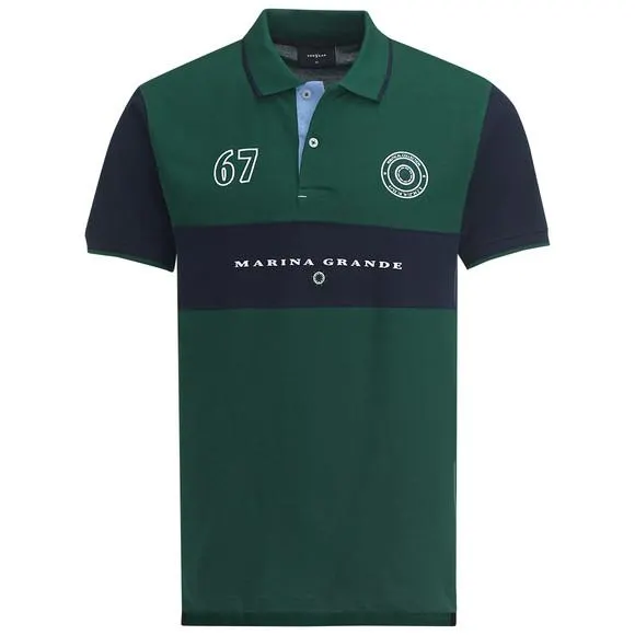 Herren Poloshirt im maritimen Look