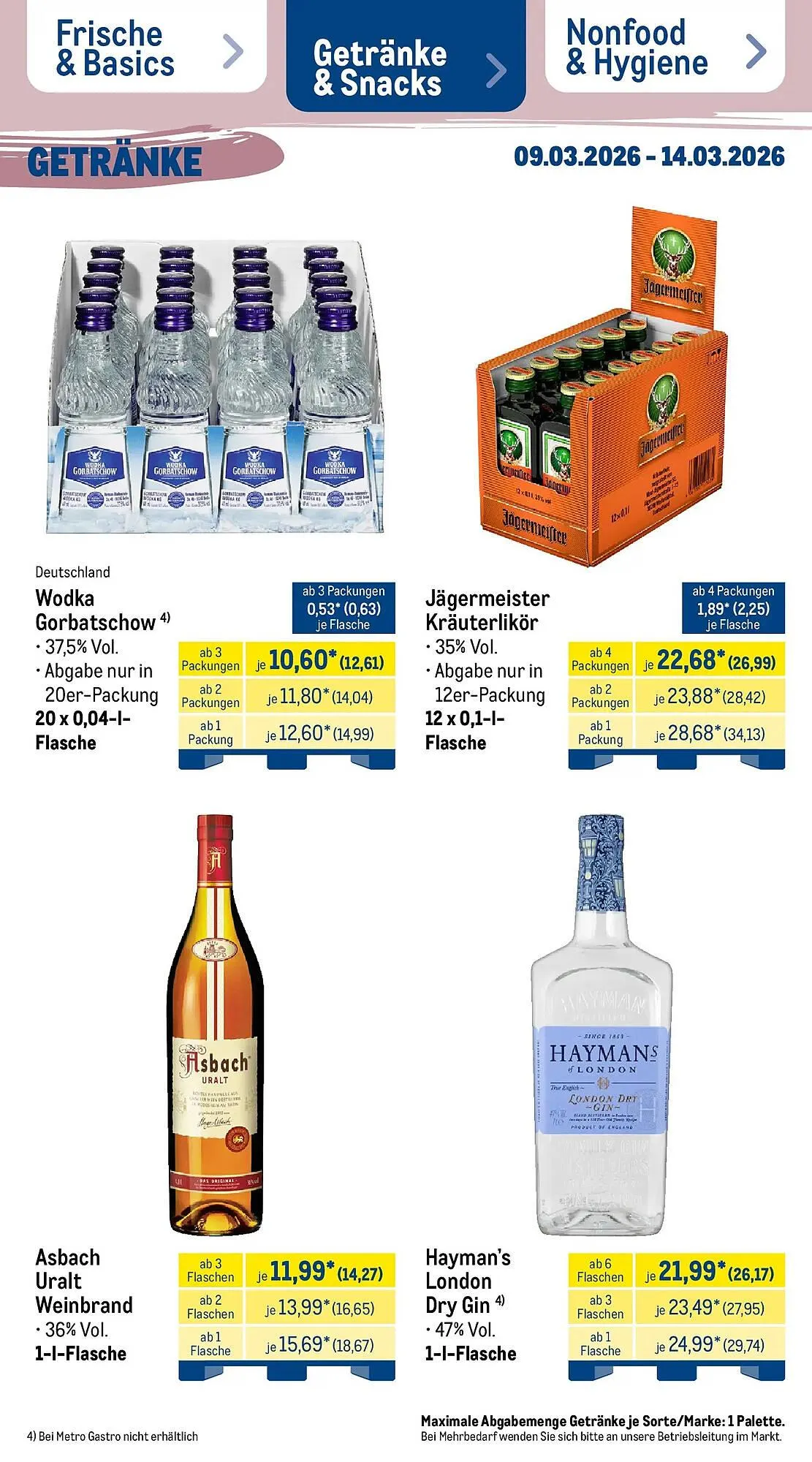 METRO Prospekt von 8. März bis 14. März 2026 - Prospekt seite 32