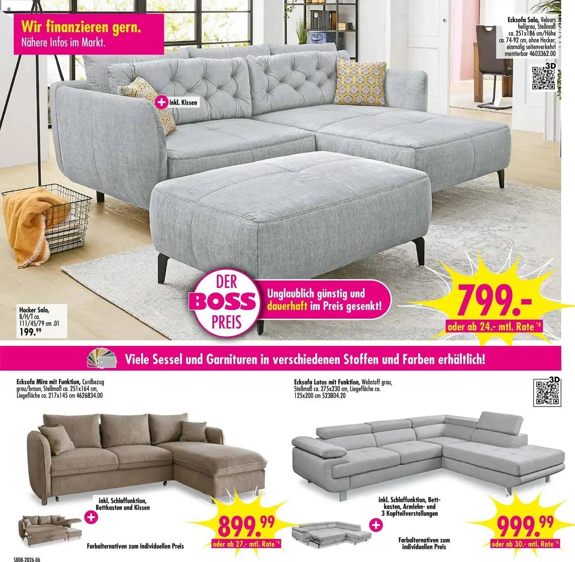 Möbel Boss Prospekt von 14. Februar bis 20. Februar 2026 - Prospekt seite 6