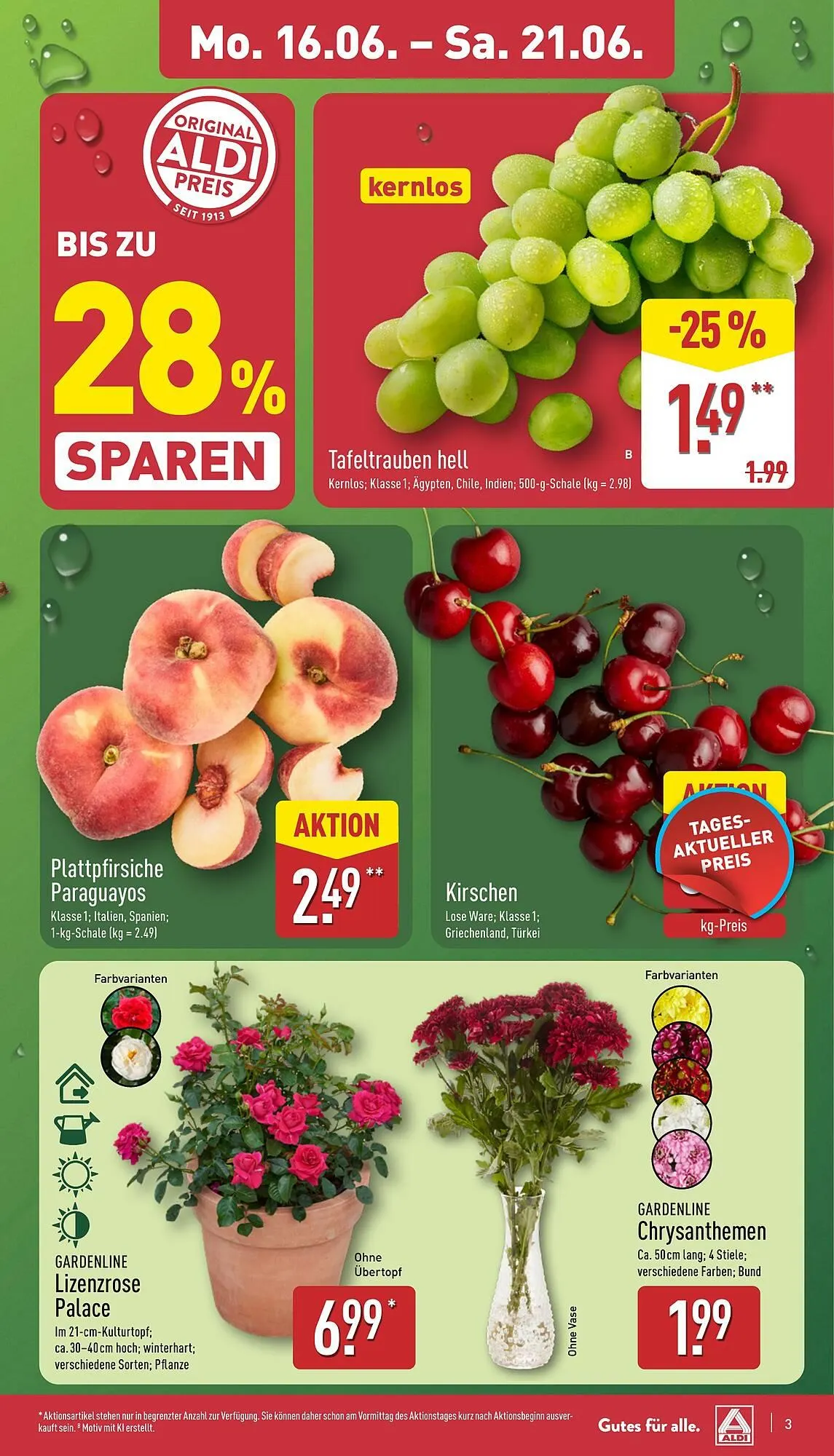 Aldi Nord Prospekt von 16. Juni bis 21. Juni 2025 - Prospekt seite 3