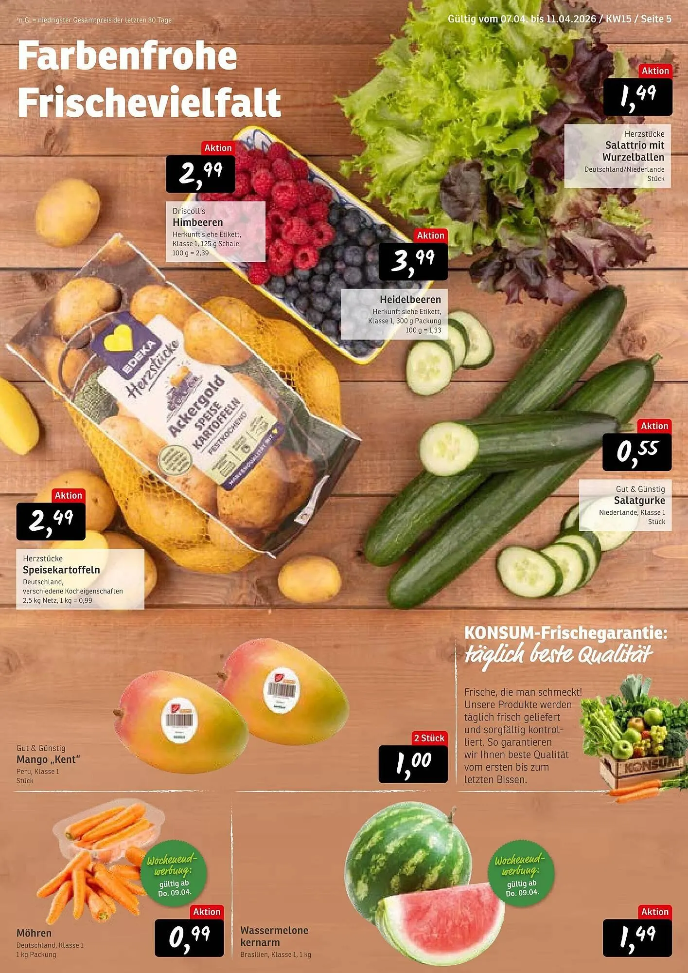 KONSUM Prospekt von 7. April bis 11. April 2026 - Prospekt seite 5