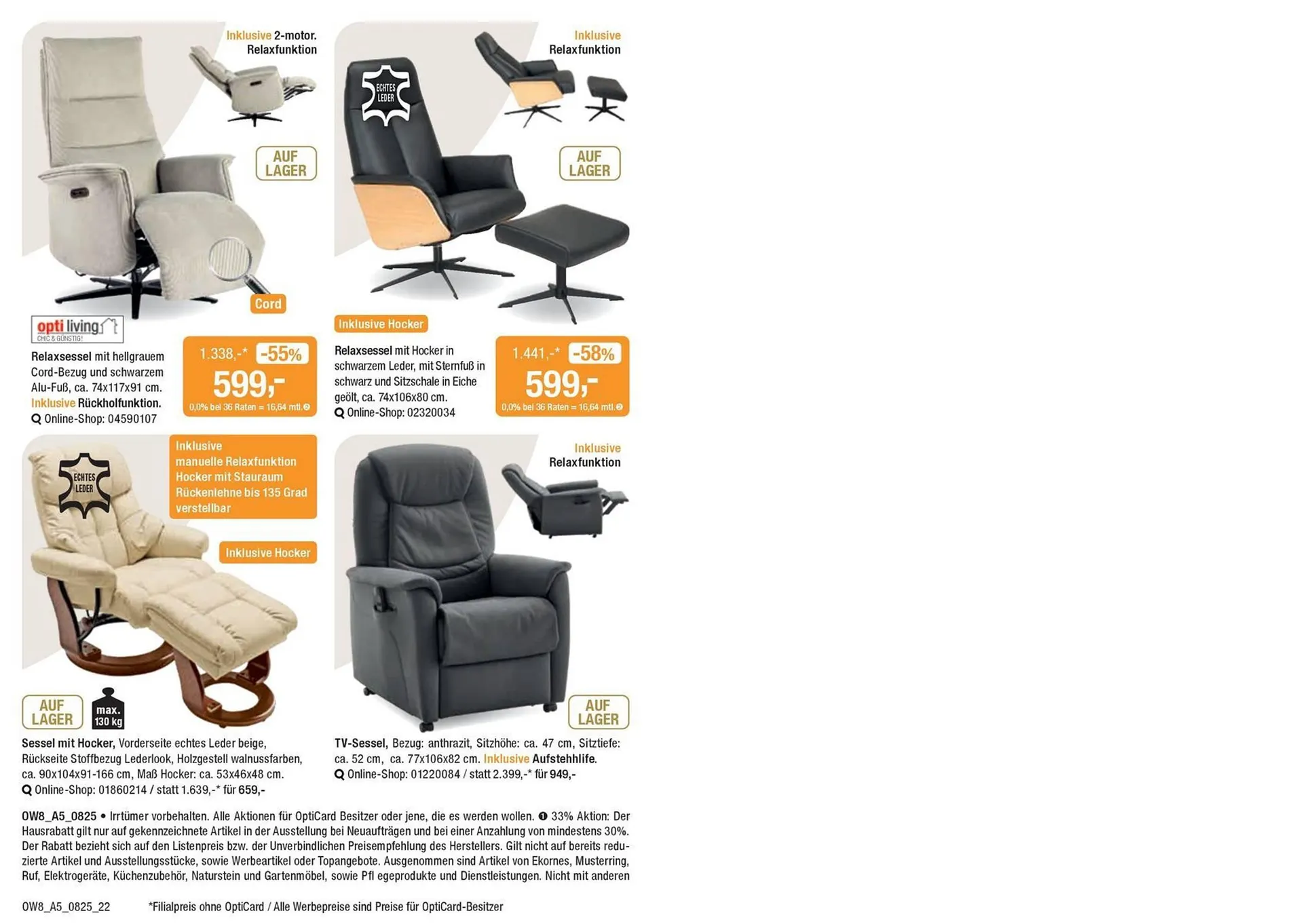 Opti Wohnwelt Prospekt von 25. Juli bis 23. August 2025 - Prospekt seite 22