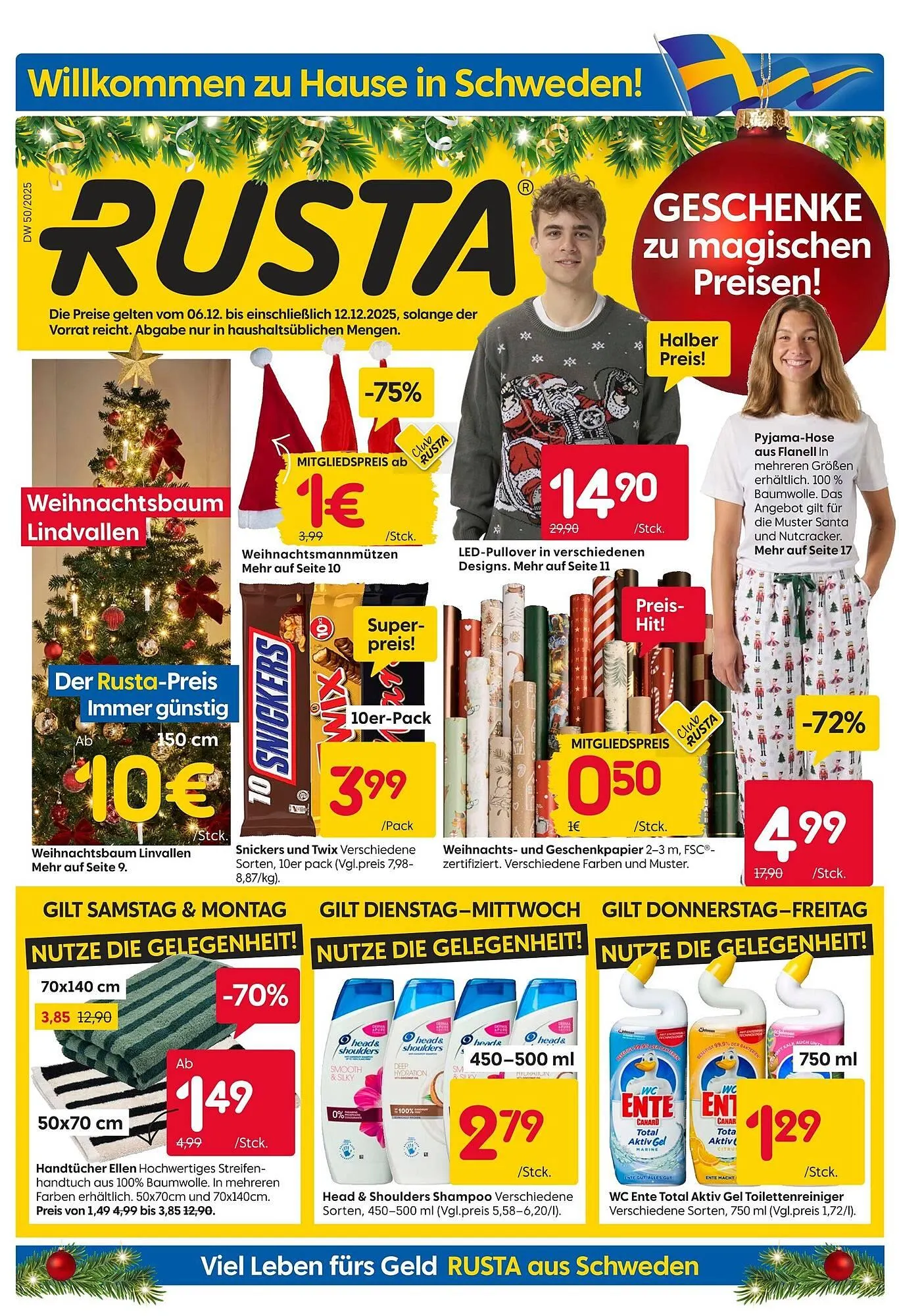 Rusta Prospekt von 6. Dezember bis 12. Dezember 2025 - Prospekt seite 1