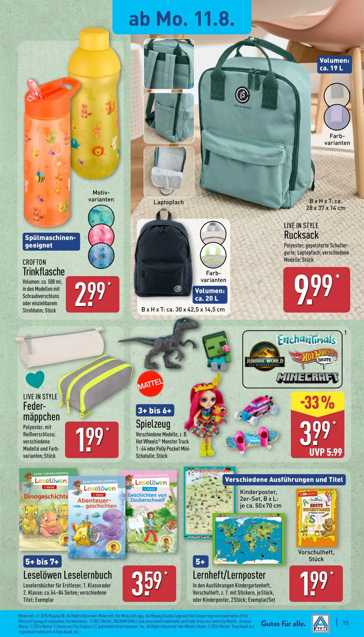 Aldi-Nord von 11. August bis 16. August 2025 - Prospekt seite 15